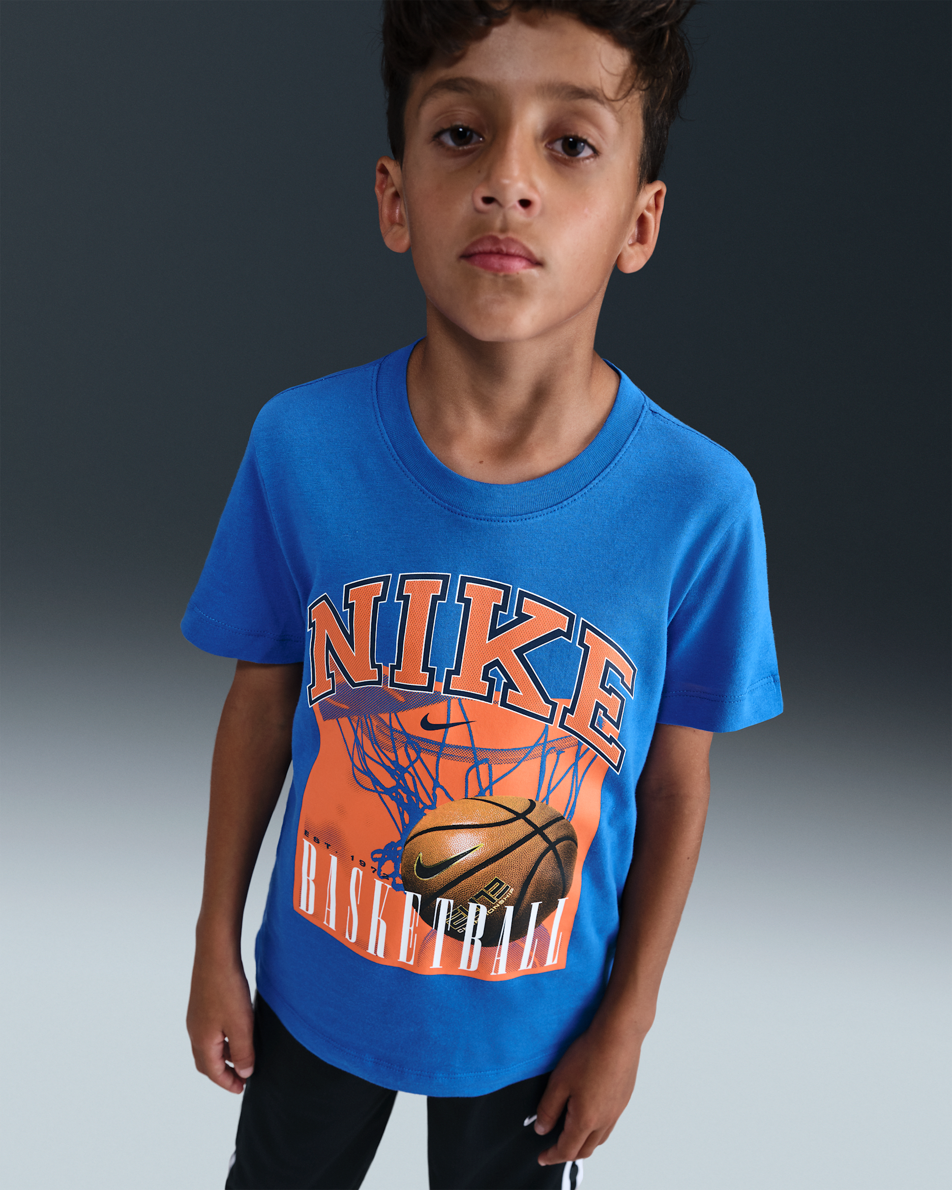 Nike Sportswear Big Kids' T-Shirt - Royal Blue
