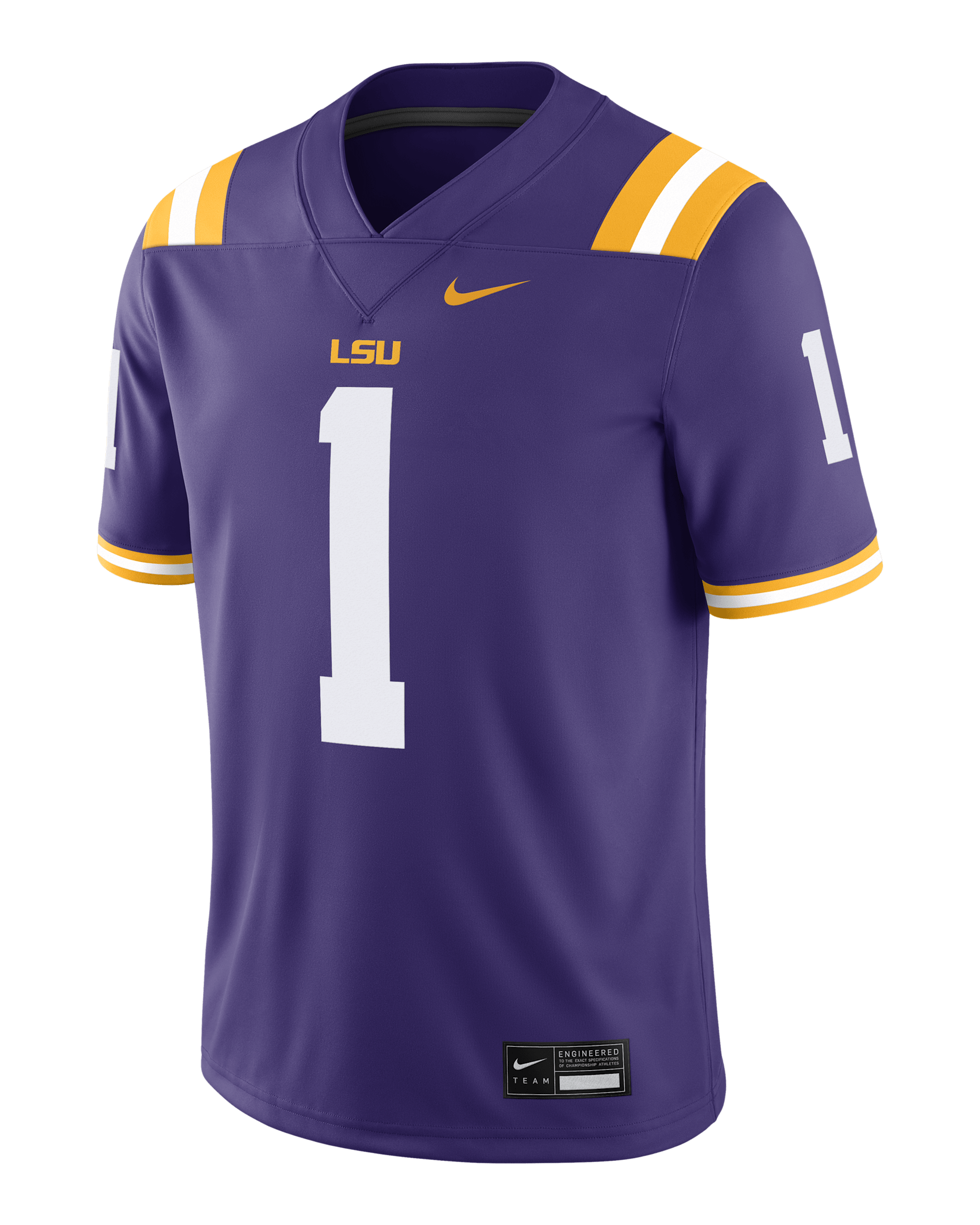 Ja’Marr Chase LSU Men’s Nike Dri-FIT College Game Jersey - Purple