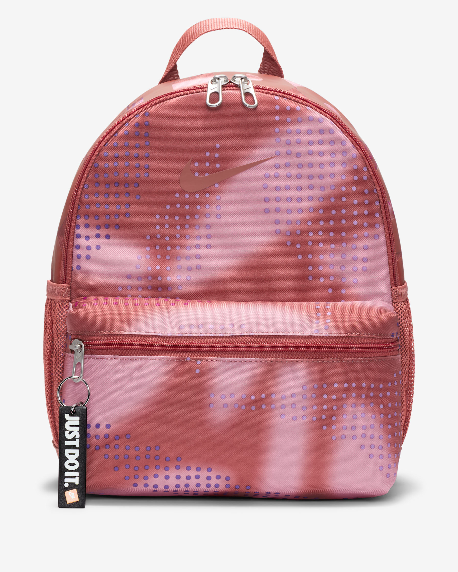 Nike Brasilia JDI Kids' Mini Backpack (11L) - Canyon Rust/Elemental Pink/Canyon Rust