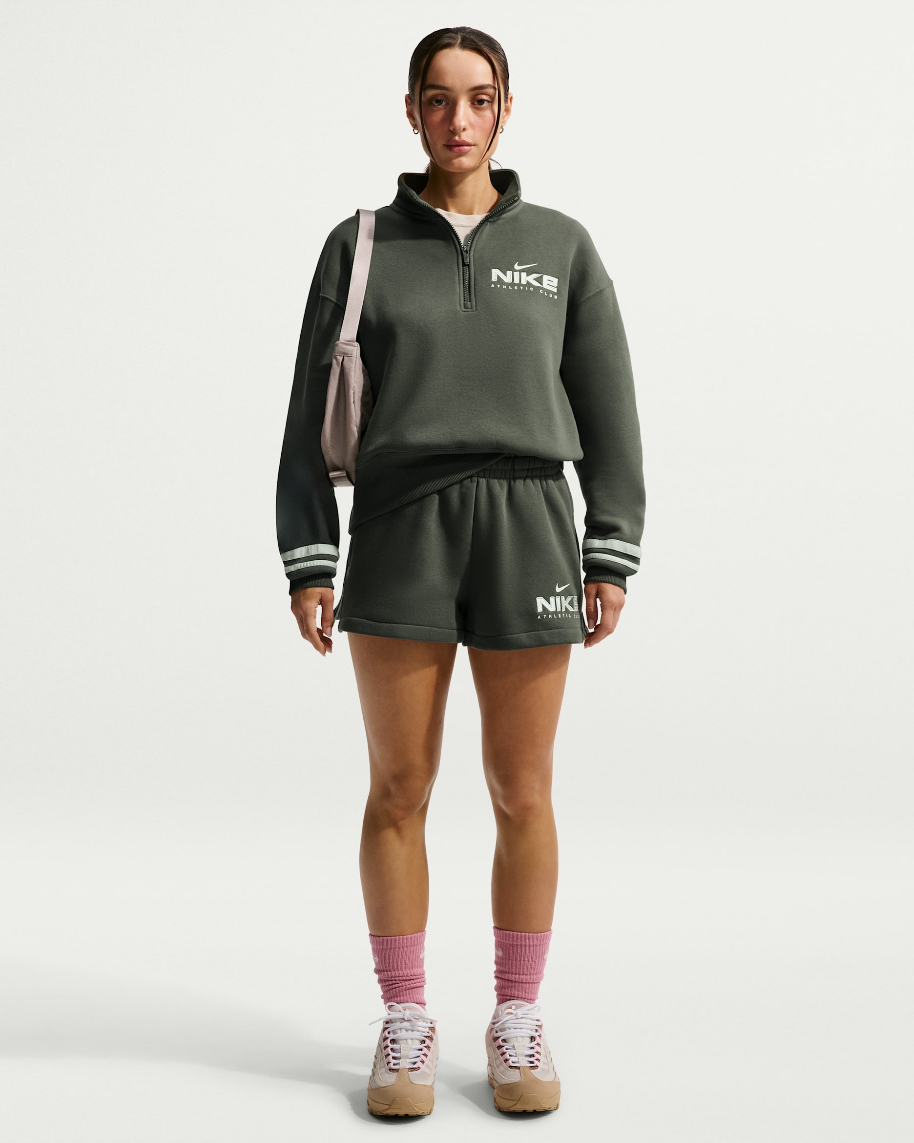 Nike Sportswear Women's Fleece Shorts - Cargo Khaki