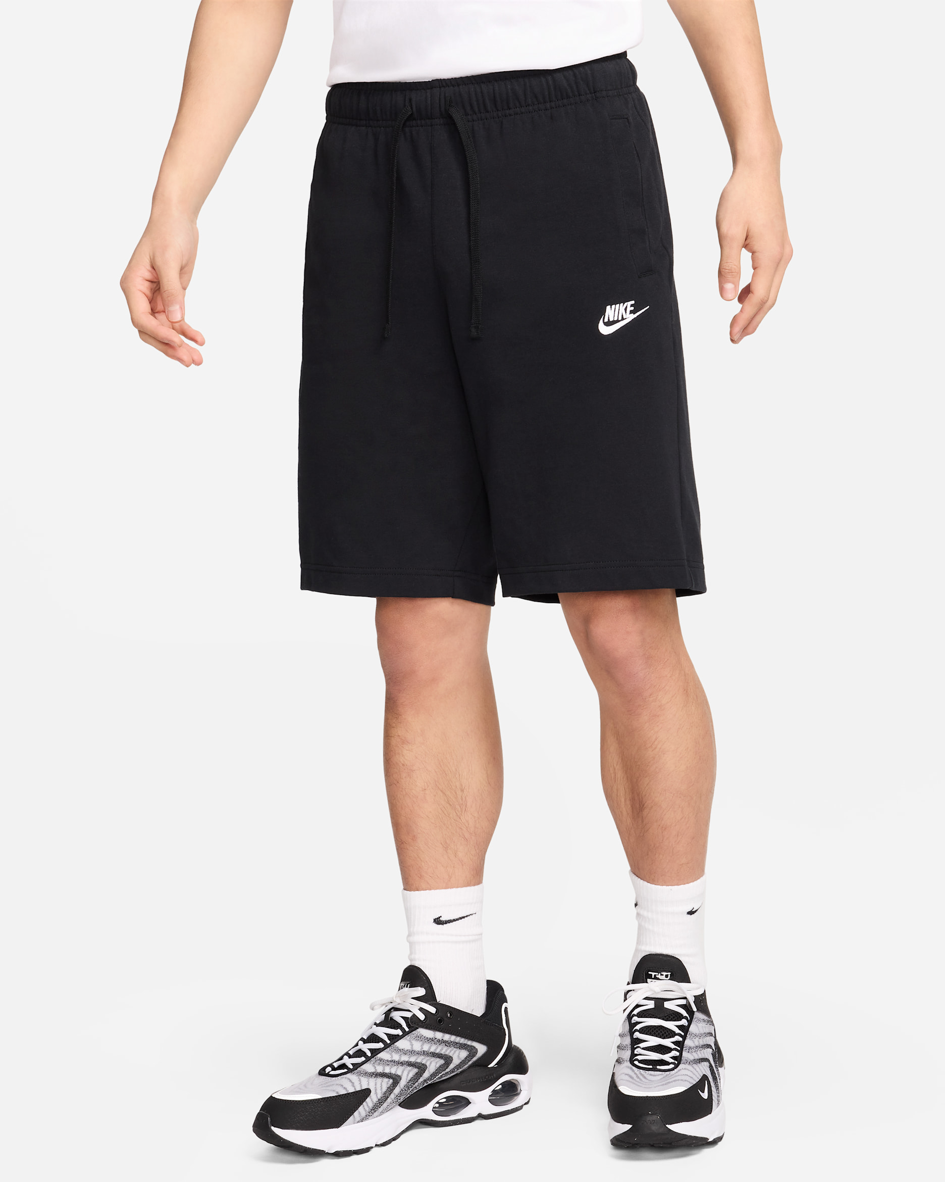 all black nike shorts