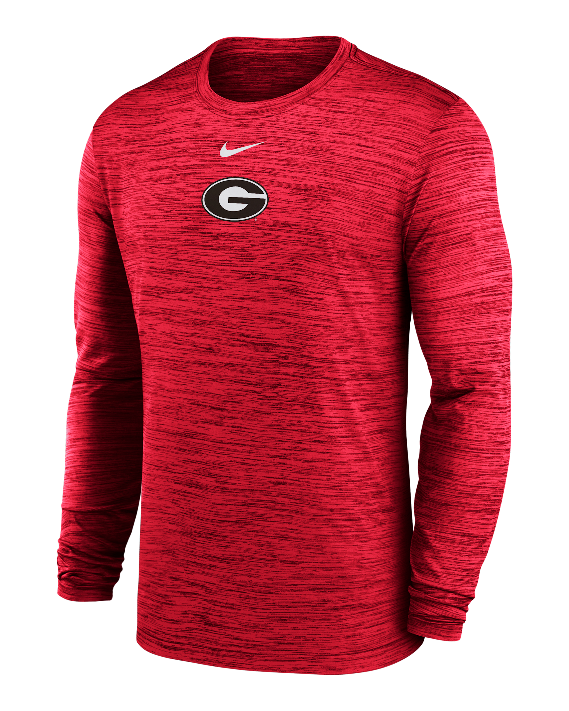 Georgia Sideline Velocity Men's Nike Dri-FIT College Long-Sleeve T-Shirt - Red