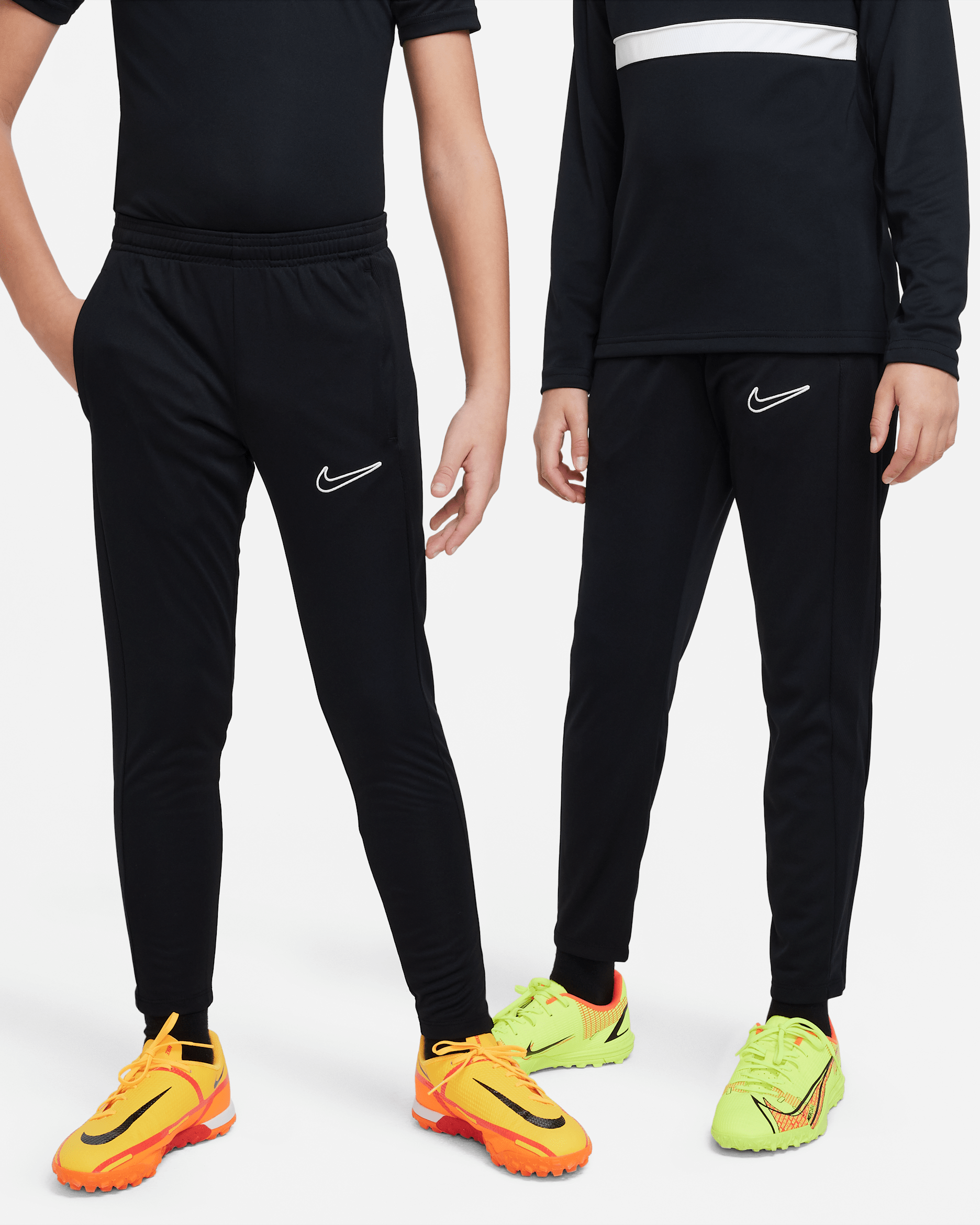 Nike Academy Older Kids' Dri-FIT Football Pants - Black/Black/Black/White