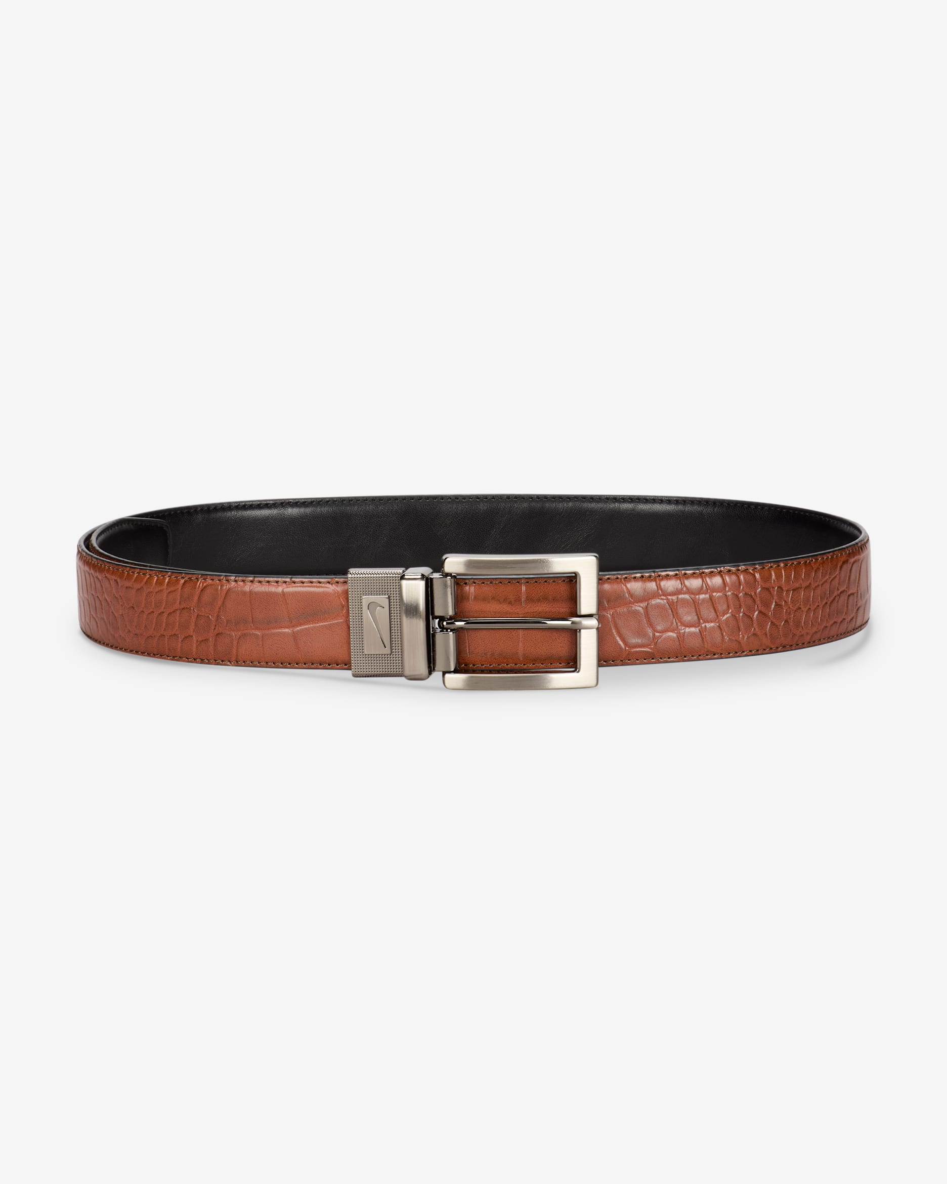 Cinturón reversible para hombre Nike - Tostado/Beige