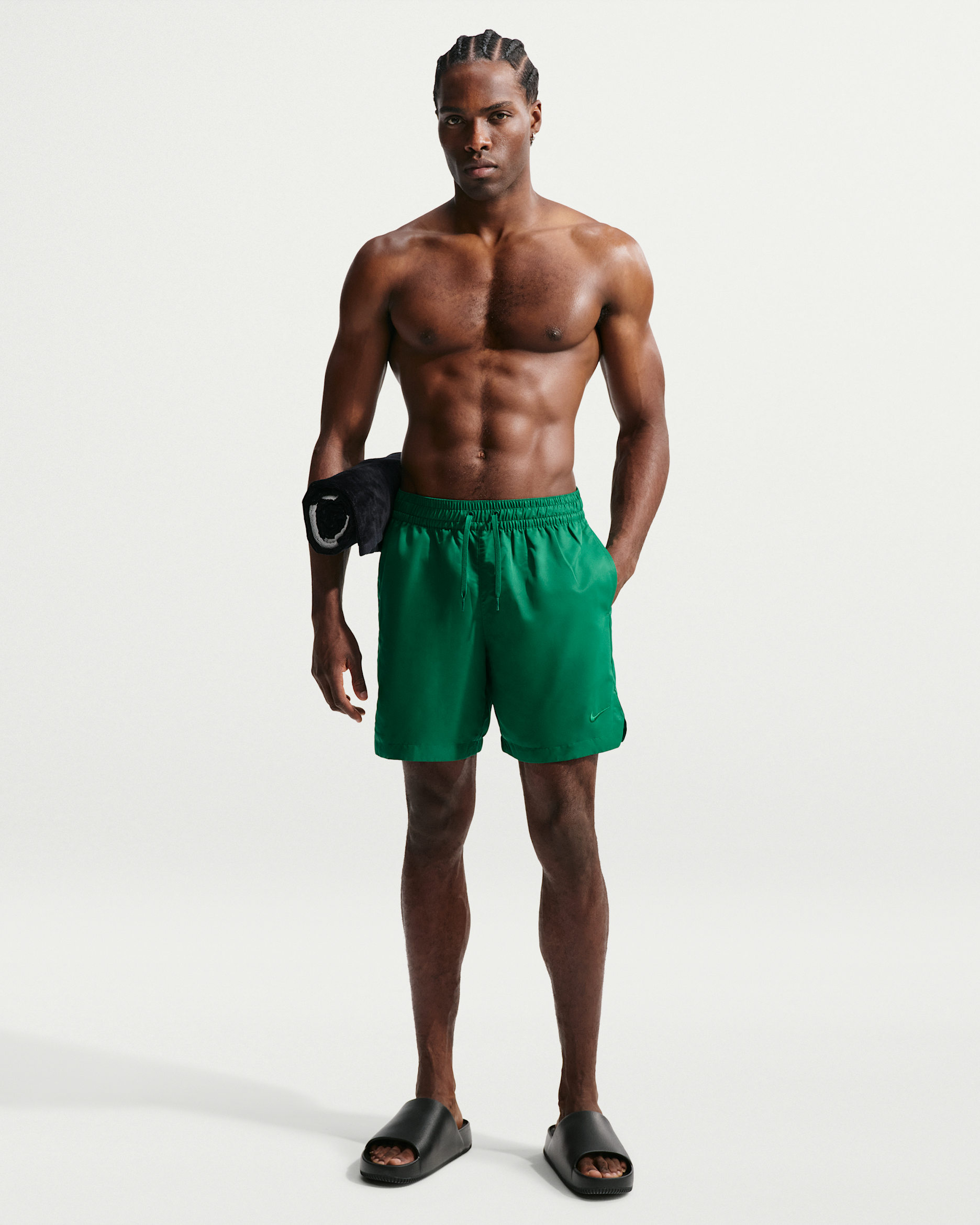 Nike Swim Fadeaway Essential Men's 7" Fully Lined Volley Short - Malachite