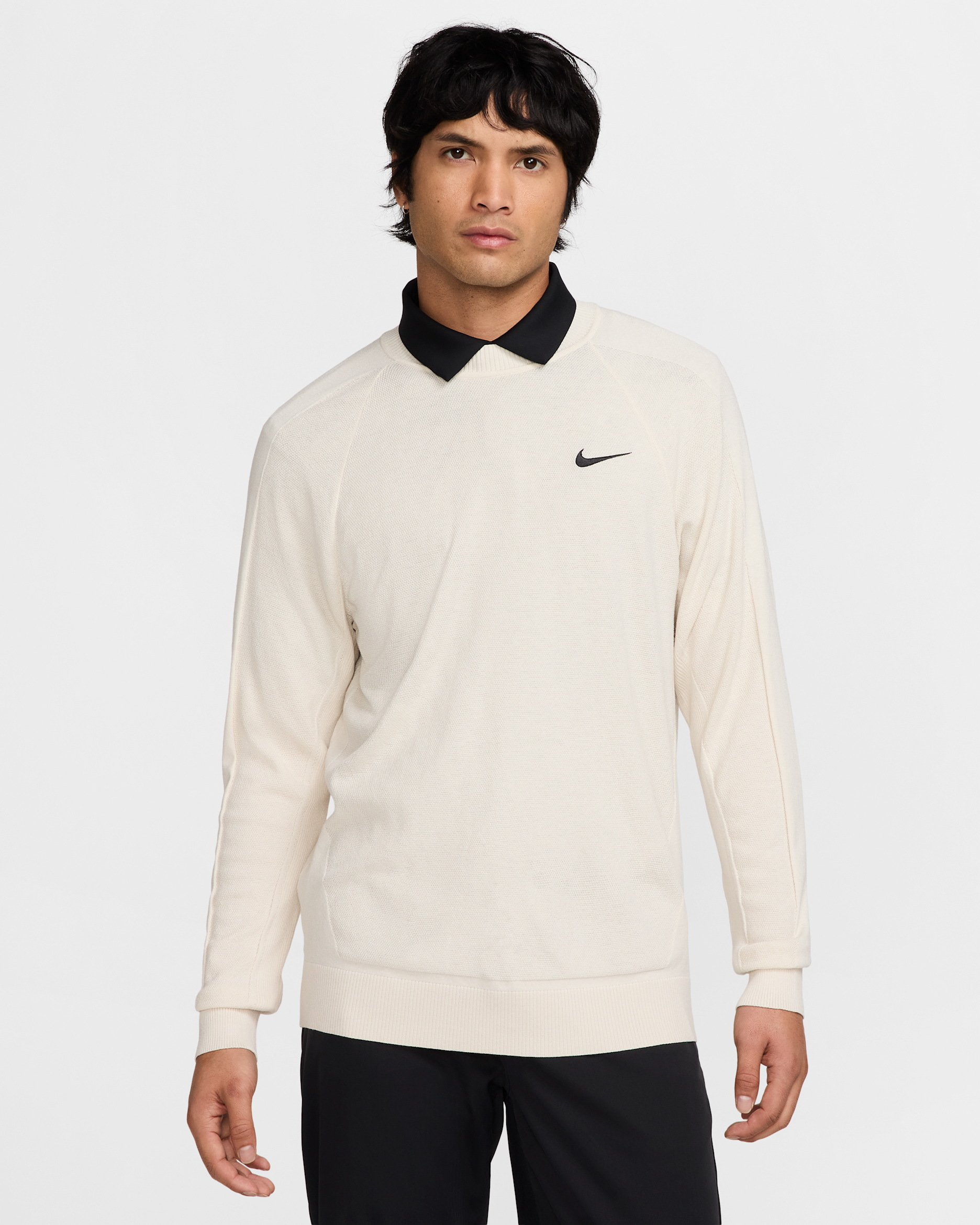 Suéter de golf para hombre Nike Tour - Marrón verdoso claro/Negro
