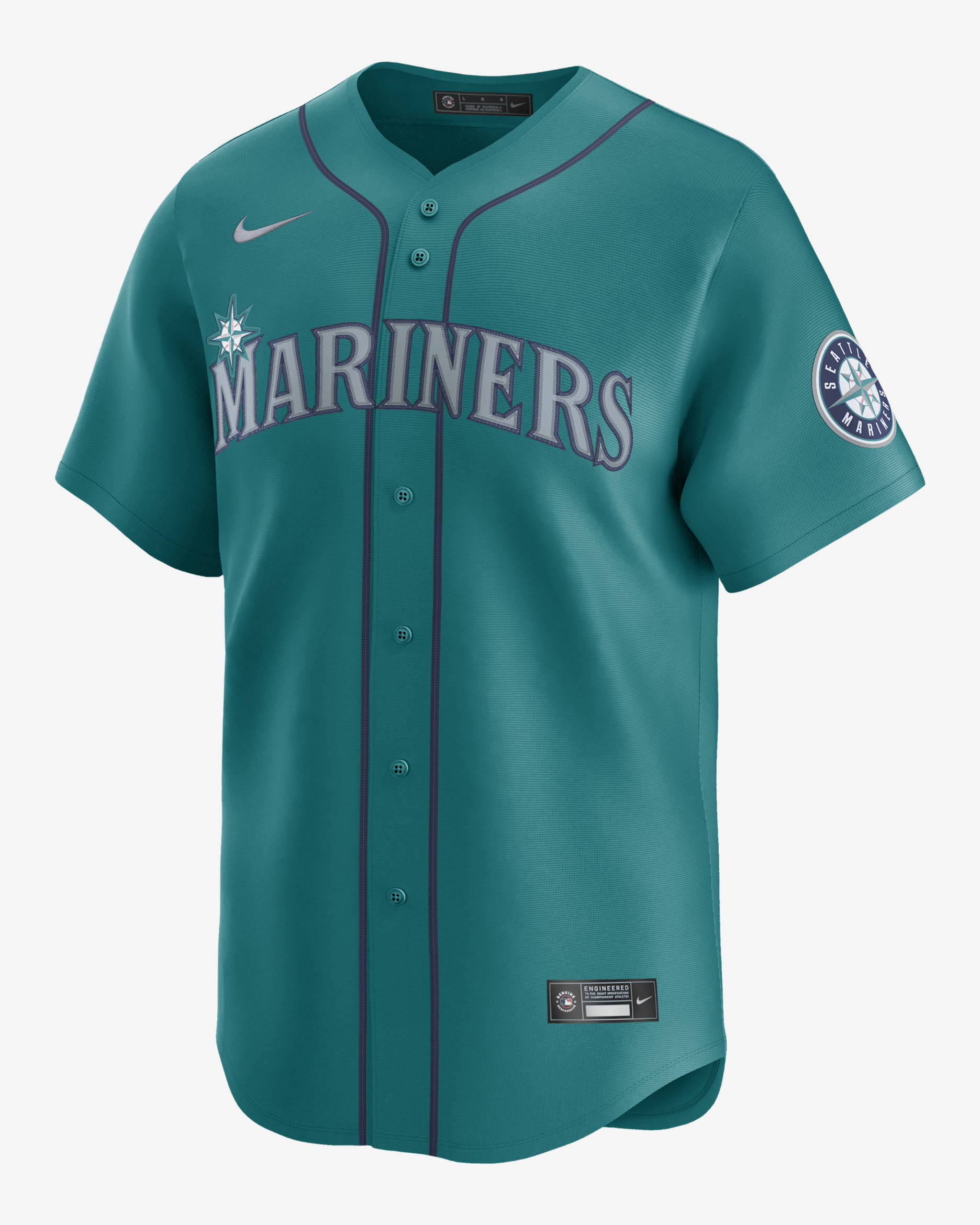 Cal Raleigh Seattle Mariners Men's Nike Dri-FIT MLB Limited Jersey - Teal