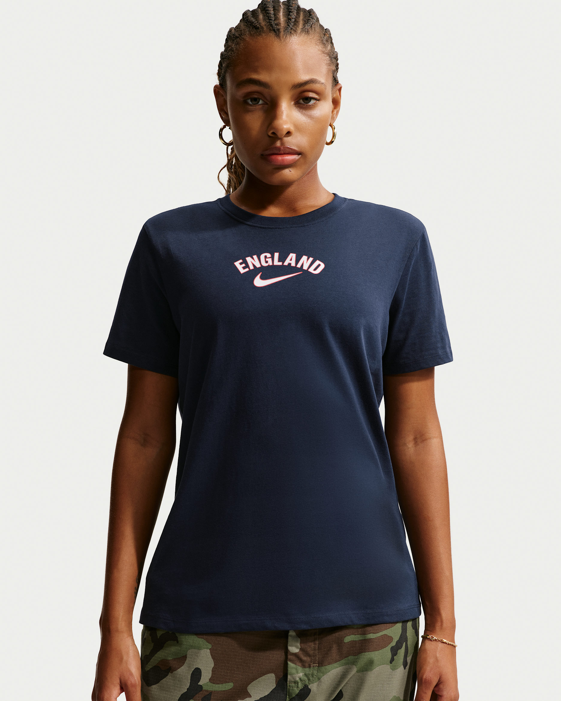 England Men's Nike Soccer T-Shirt - Obsidian