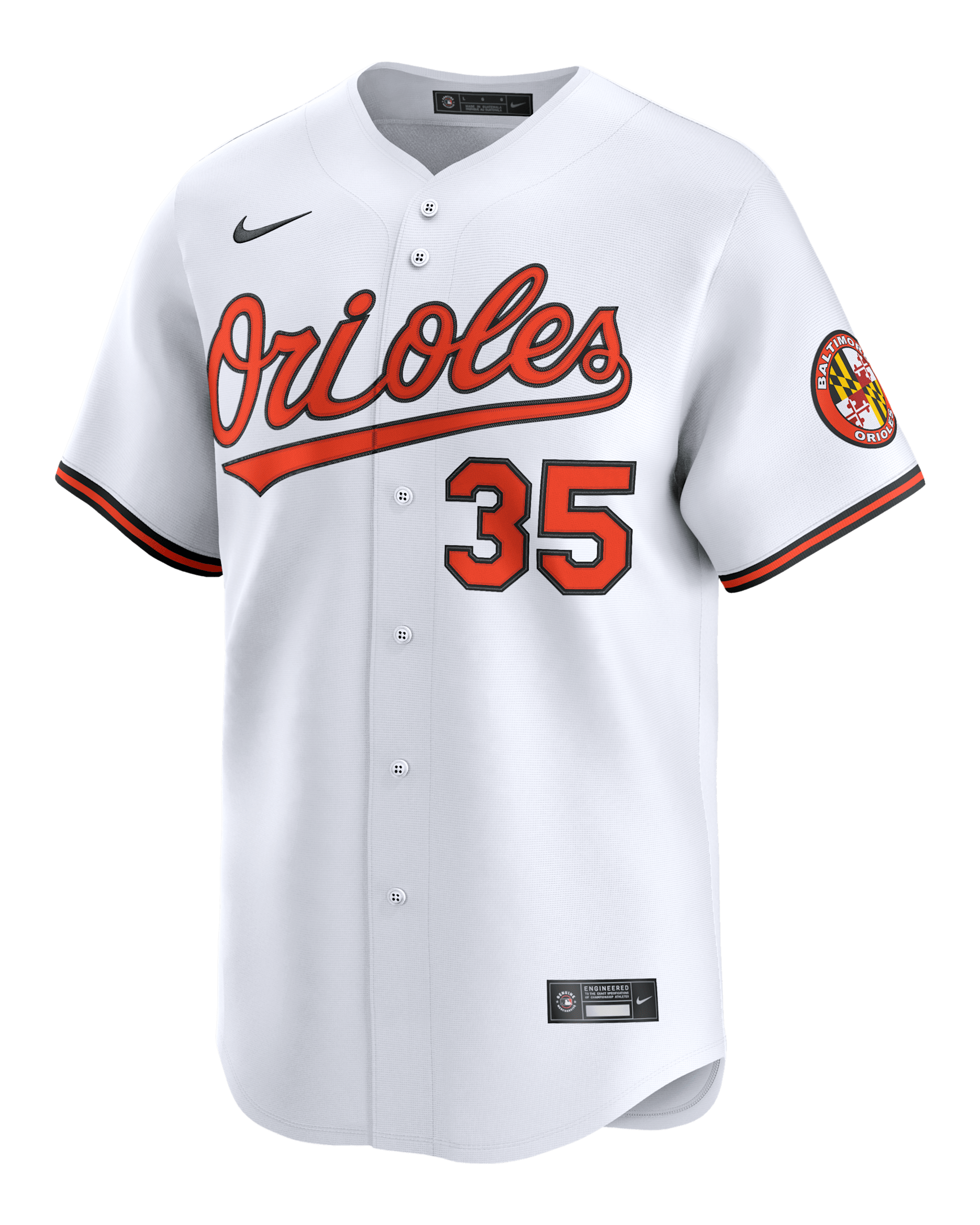 Jersey Nike Dri-FIT ADV de la MLB Limited para hombre Adley Rutschman Baltimore Orioles - Blanco