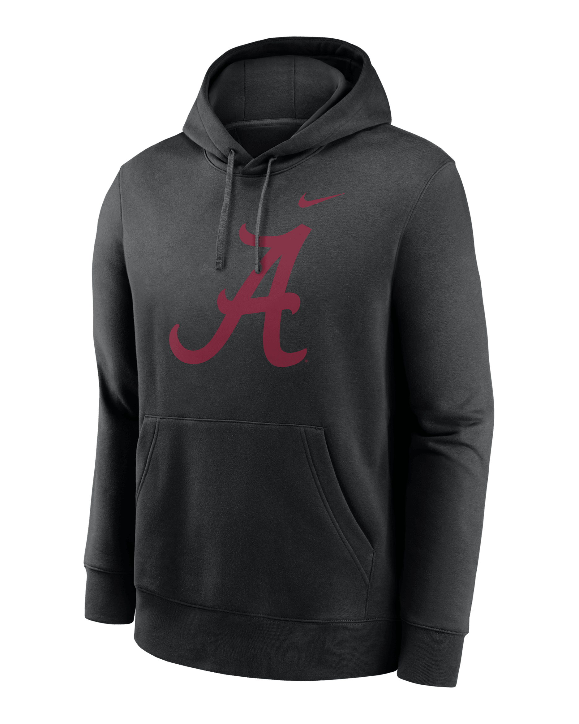 Alabama Crimson Tide Primetime Evergreen Club Primary Logo Men's Nike College Pullover Hoodie - Black