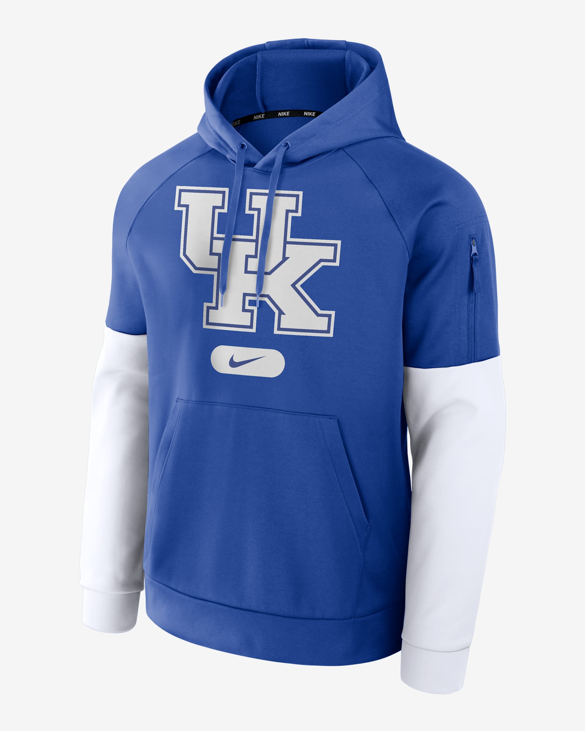 Kentucky Wildcats Fitness Men’s Nike Therma College Pullover Hoodie - Game Royal