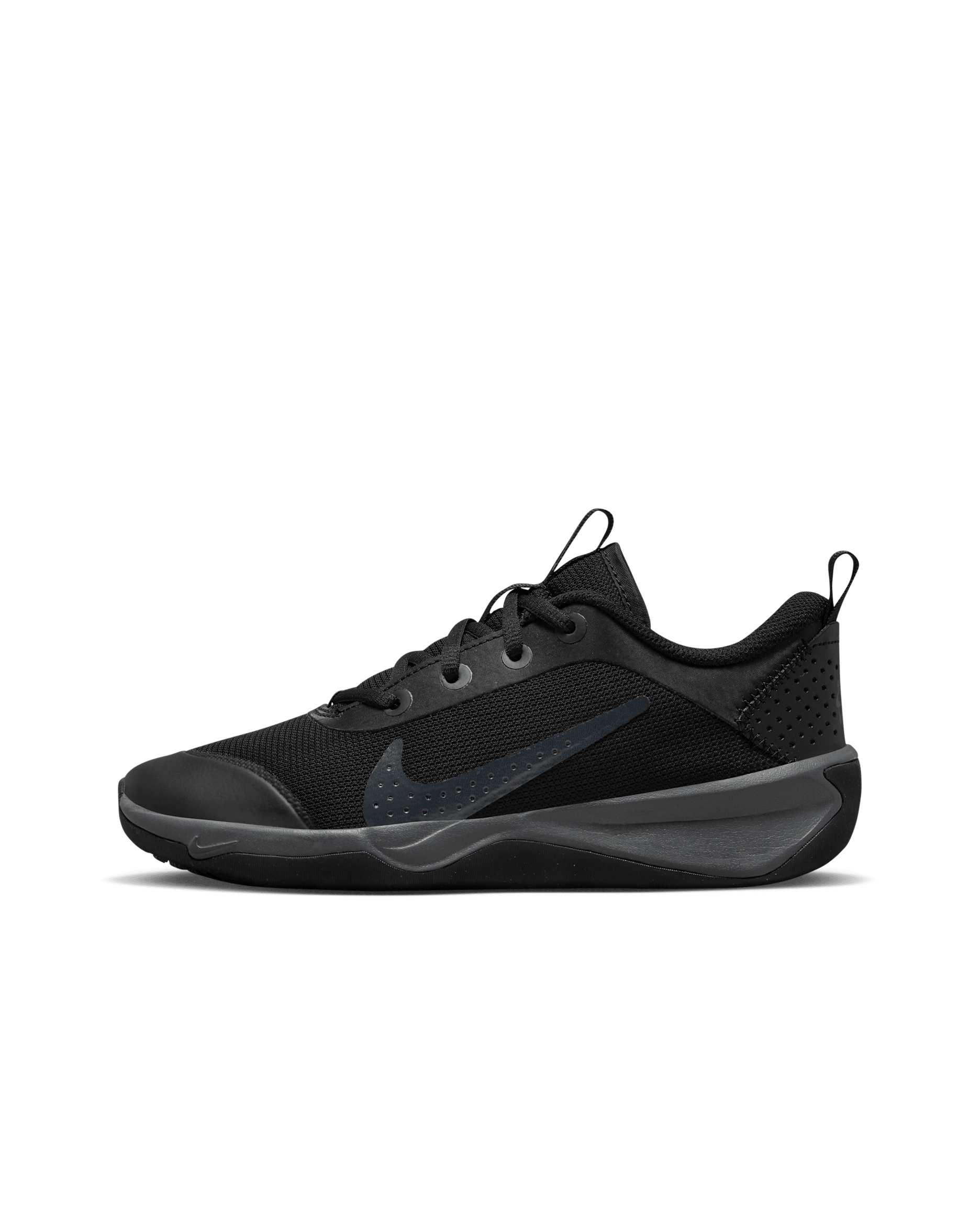 Nike Omni Multi-Court Big Kids' Indoor Court Shoes - Black/Anthracite