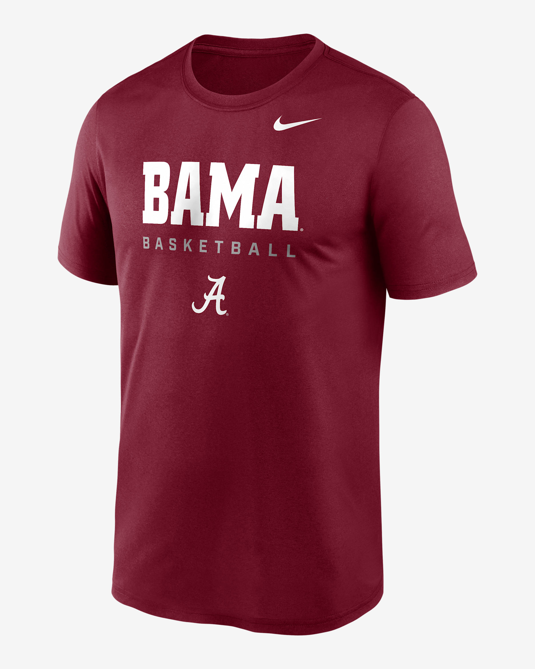 Alabama Courtside Basketball Legend Men's Nike Dri-FIT College T-Shirt - Crimson