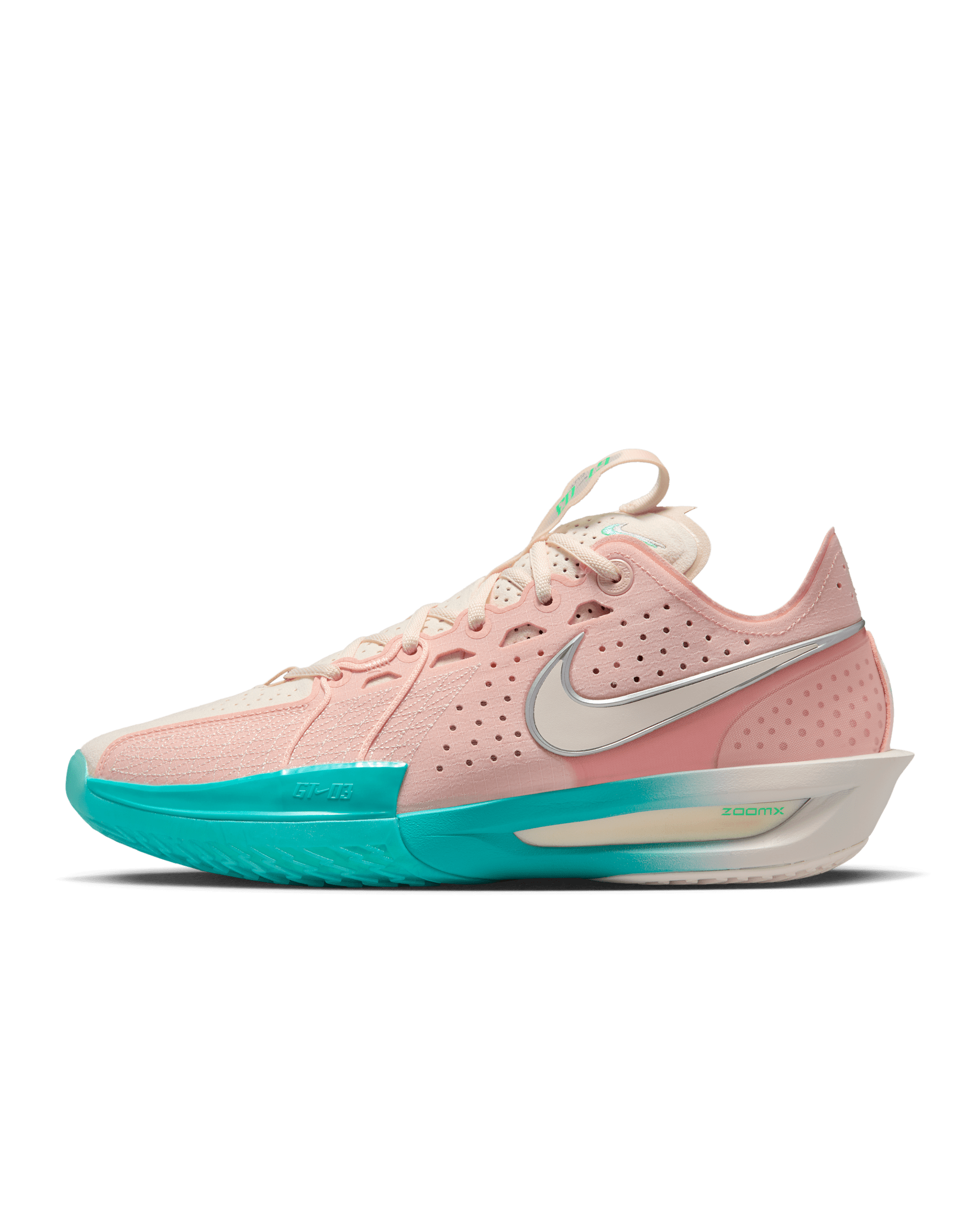 Nike G.T. Cut 3 EP Basketball Shoes - Washed Coral/Dusty Cactus/Metallic Silver/Chalk