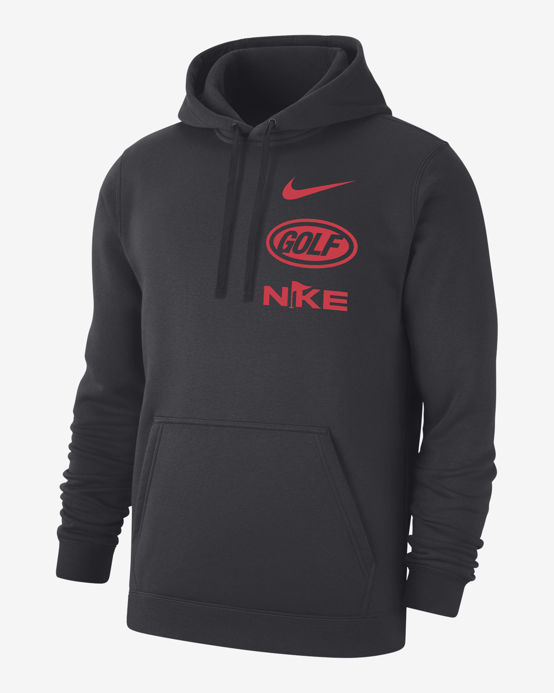 Nike Club Men's Golf Fleece Pullover Hoodie - Anthracite