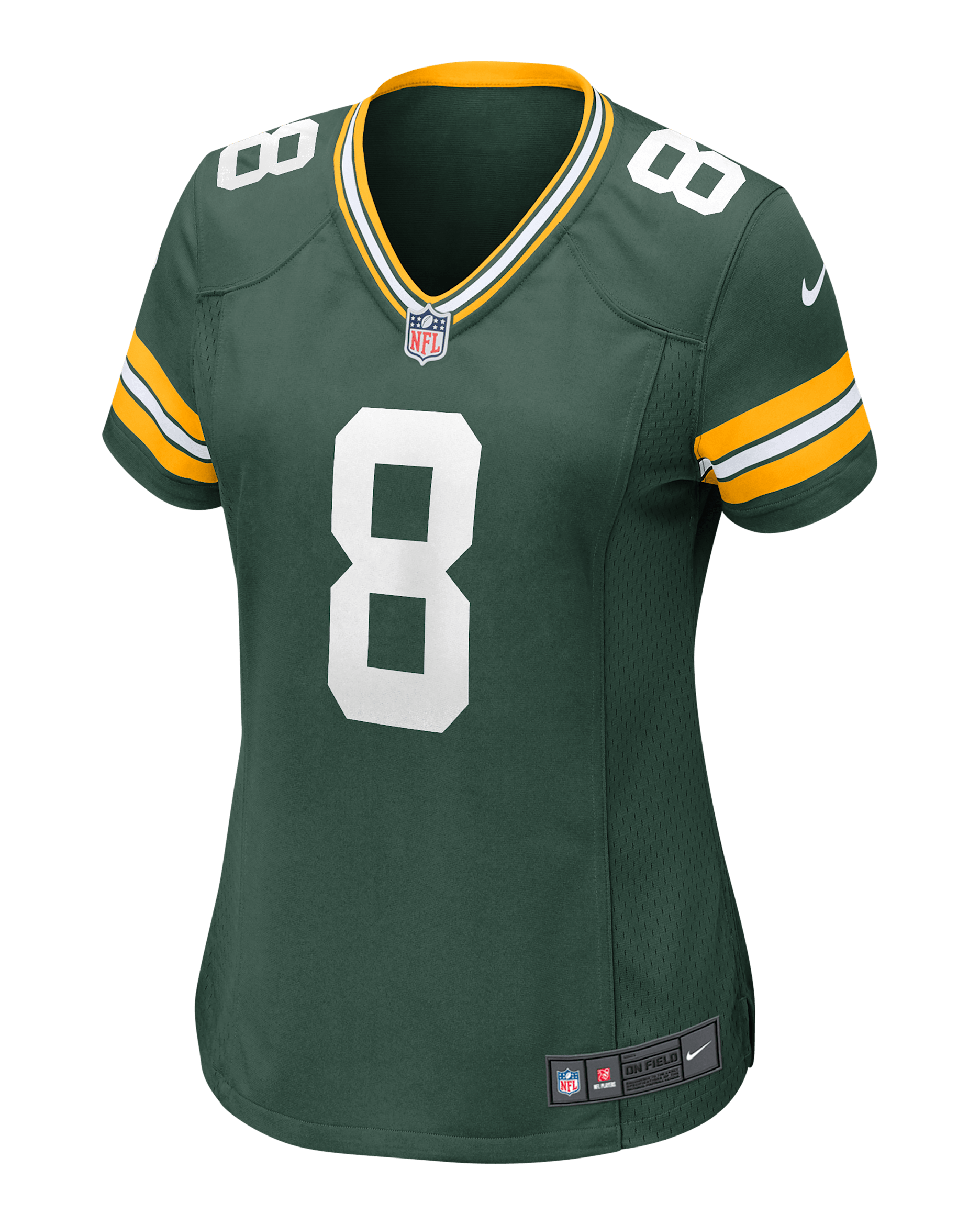 Josh Jacobs Green Bay Packers Women's Nike NFL Game Football Jersey - Fir