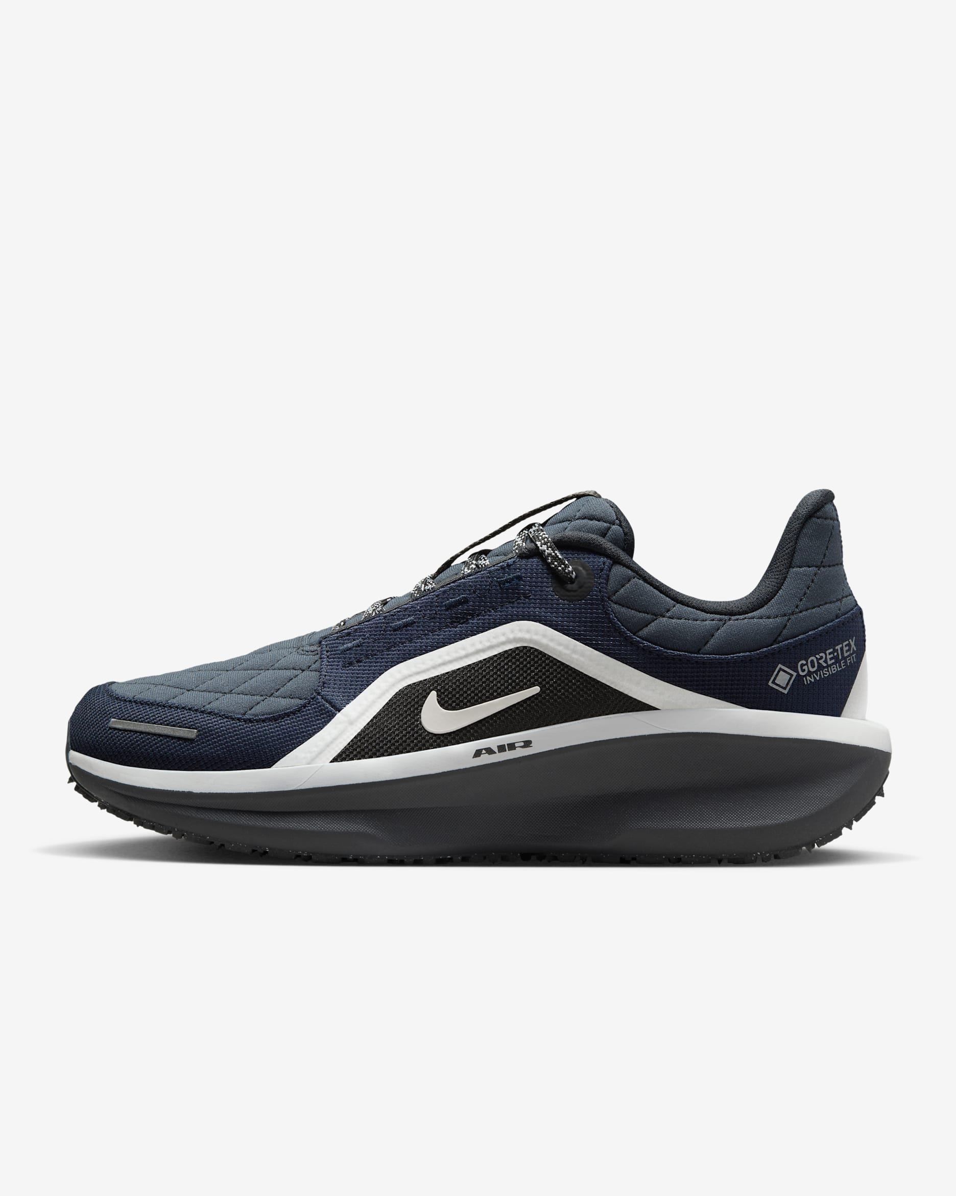 Damskie wodoszczelne buty do biegania po asfalcie Nike Winflo 11 GORE-TEX - Dark Obsidian/Anthracite/Pure Platinum/Silt Red