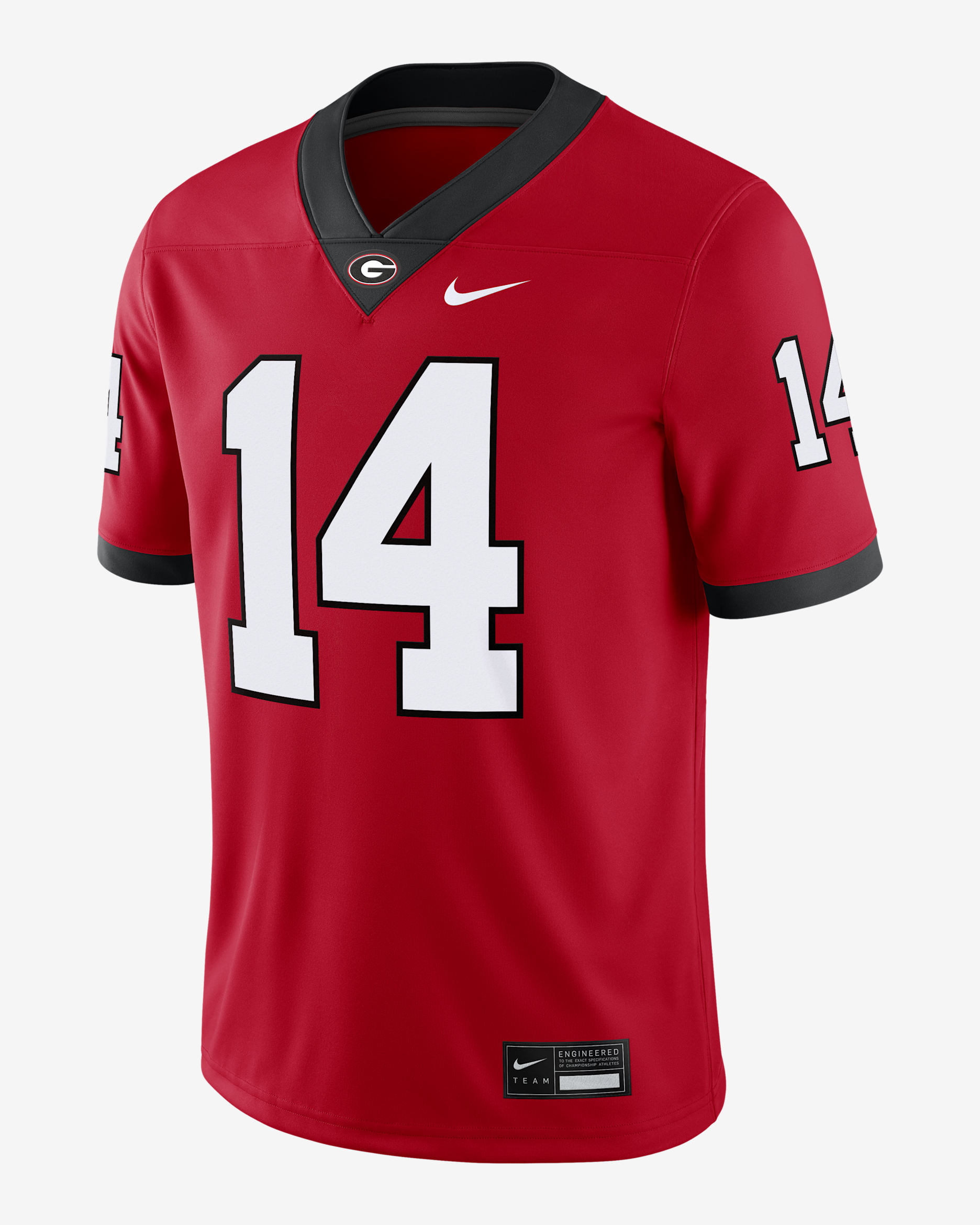 Gunner Stockton Georgia Men’s Nike Dri-FIT College NIL Game Jersey - Red