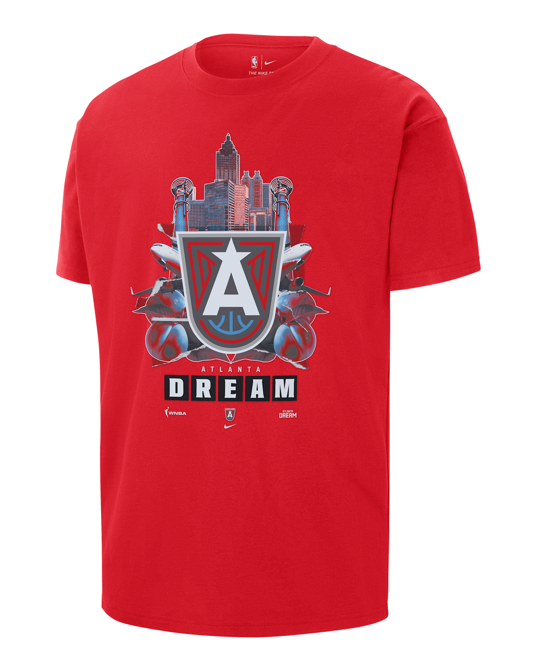 Atlanta Dream Men's Nike WNBA Max90 T-Shirt - University Red