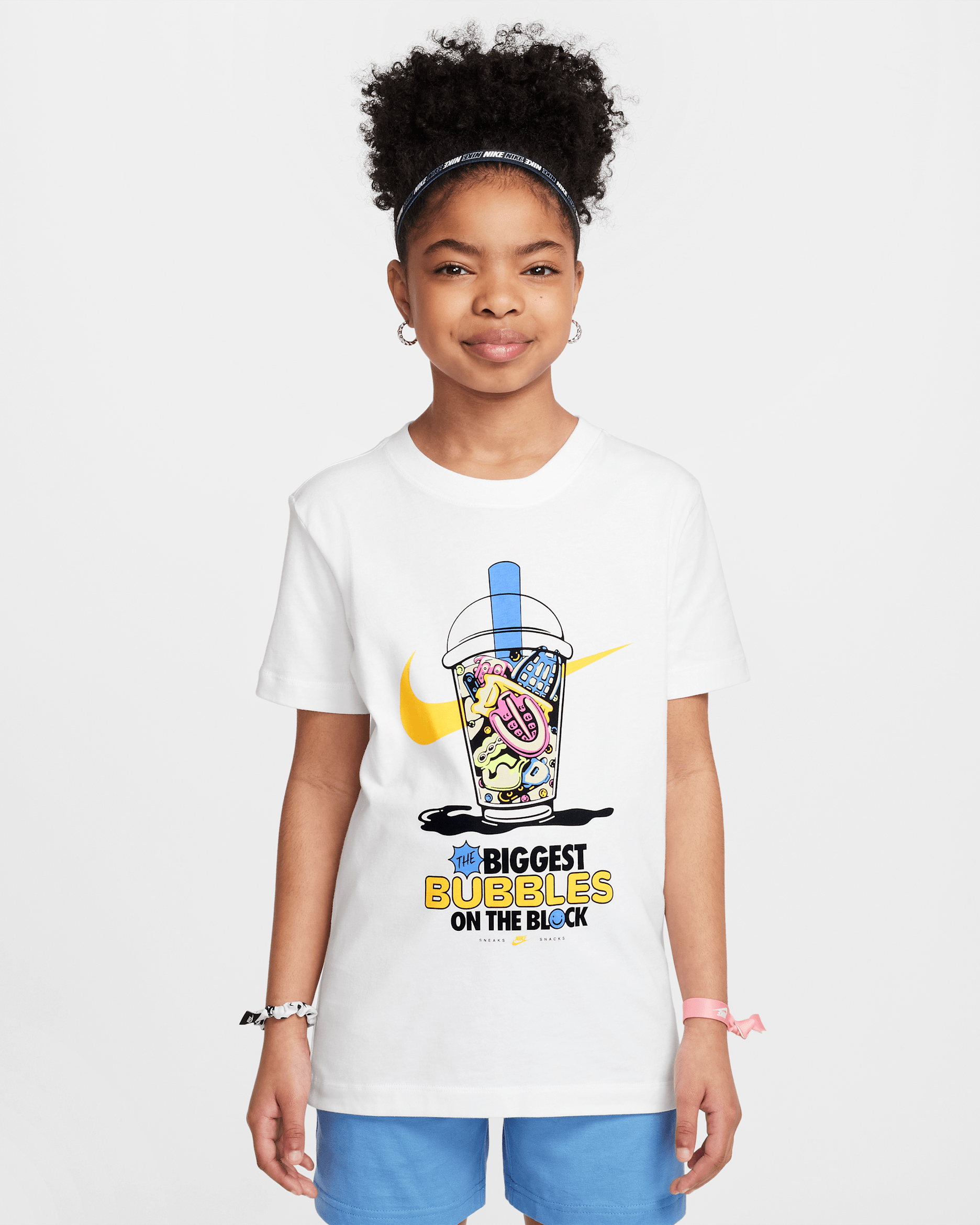 Nike Sportswear Big Kids' T-Shirt - White