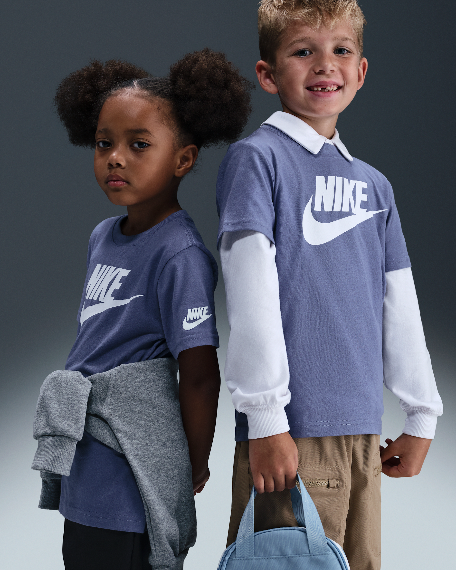 Nike Futura Little Kids' Evergreen T-Shirt - World Indigo