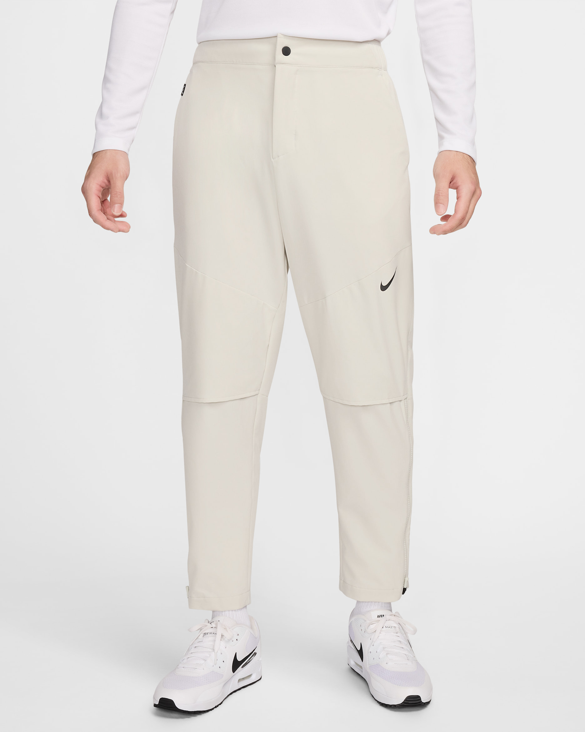 Nike Golf Club Men's Dri-FIT Golf Trousers - Light Bone/Black