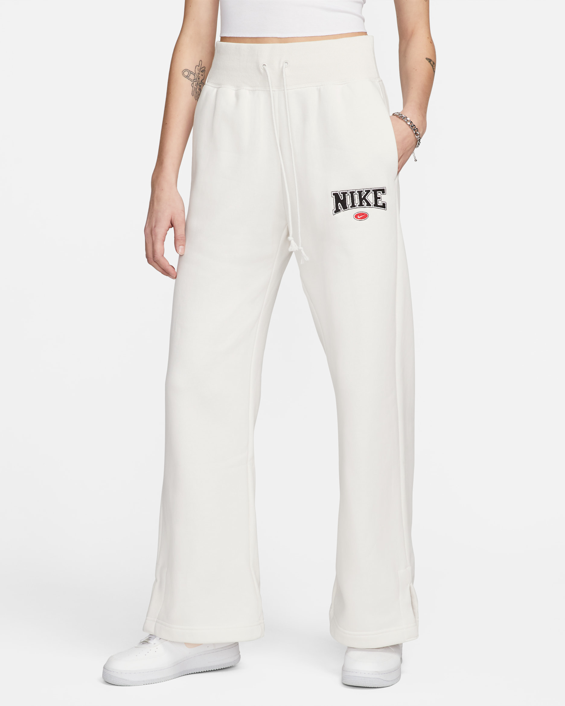 Nike Sportswear Phoenix Fleece Women's High-Waisted Wide-Leg Sweatpants - Phantom