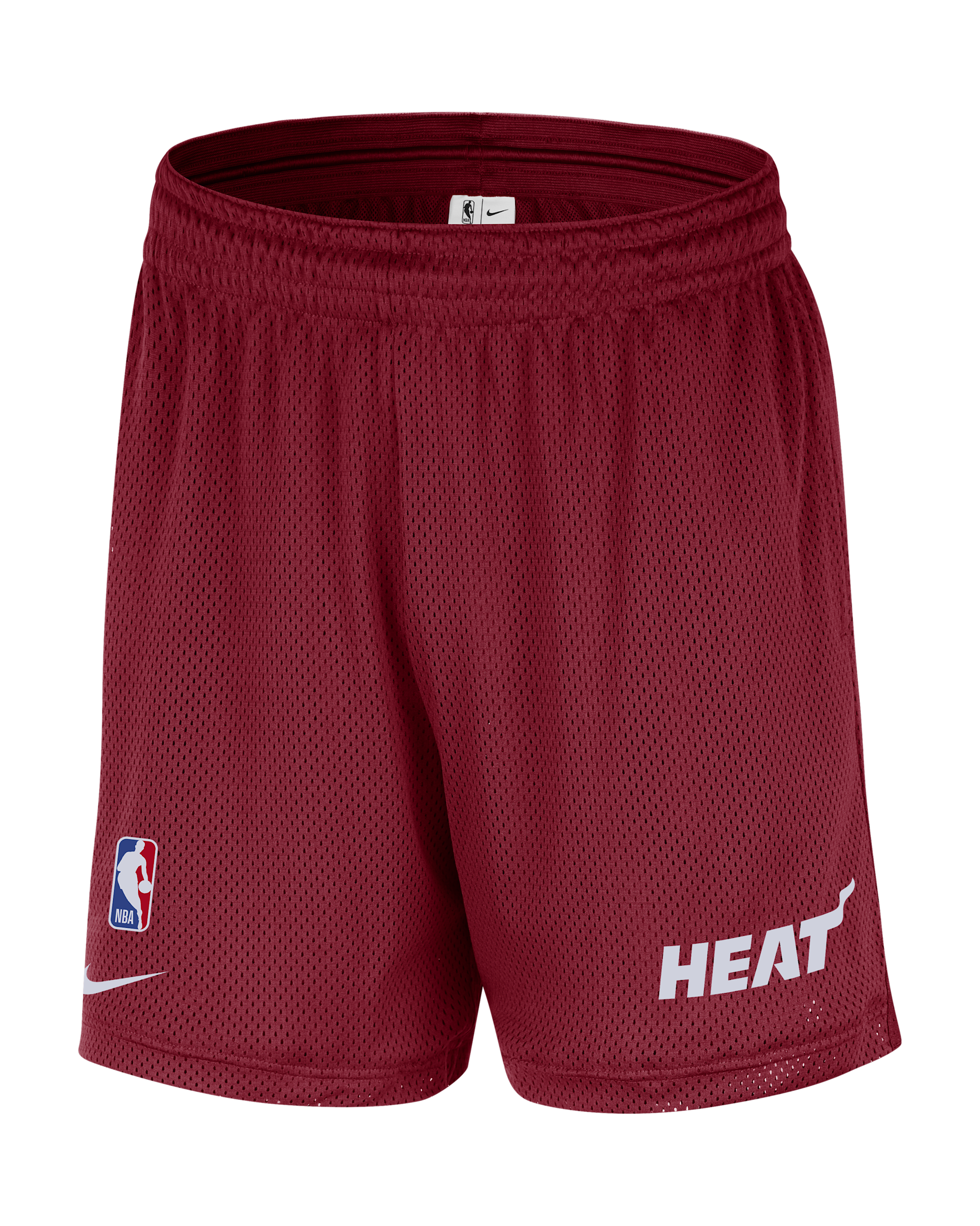 Miami Heat Men's Nike NBA Mesh Shorts - Tough Red