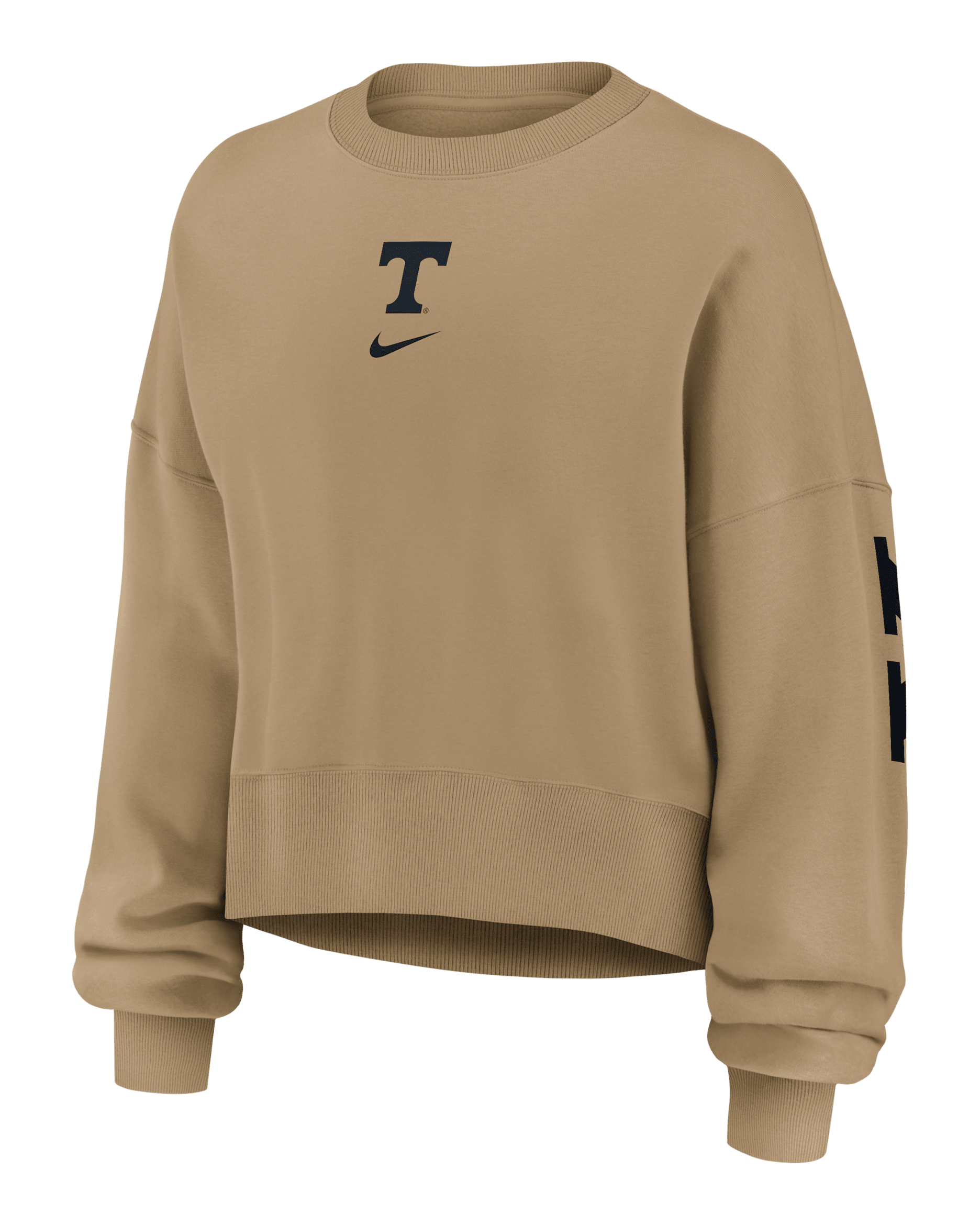 Tennessee Phoenix 2-Hit Women's Nike College Pullover Crew - Parachute Beige