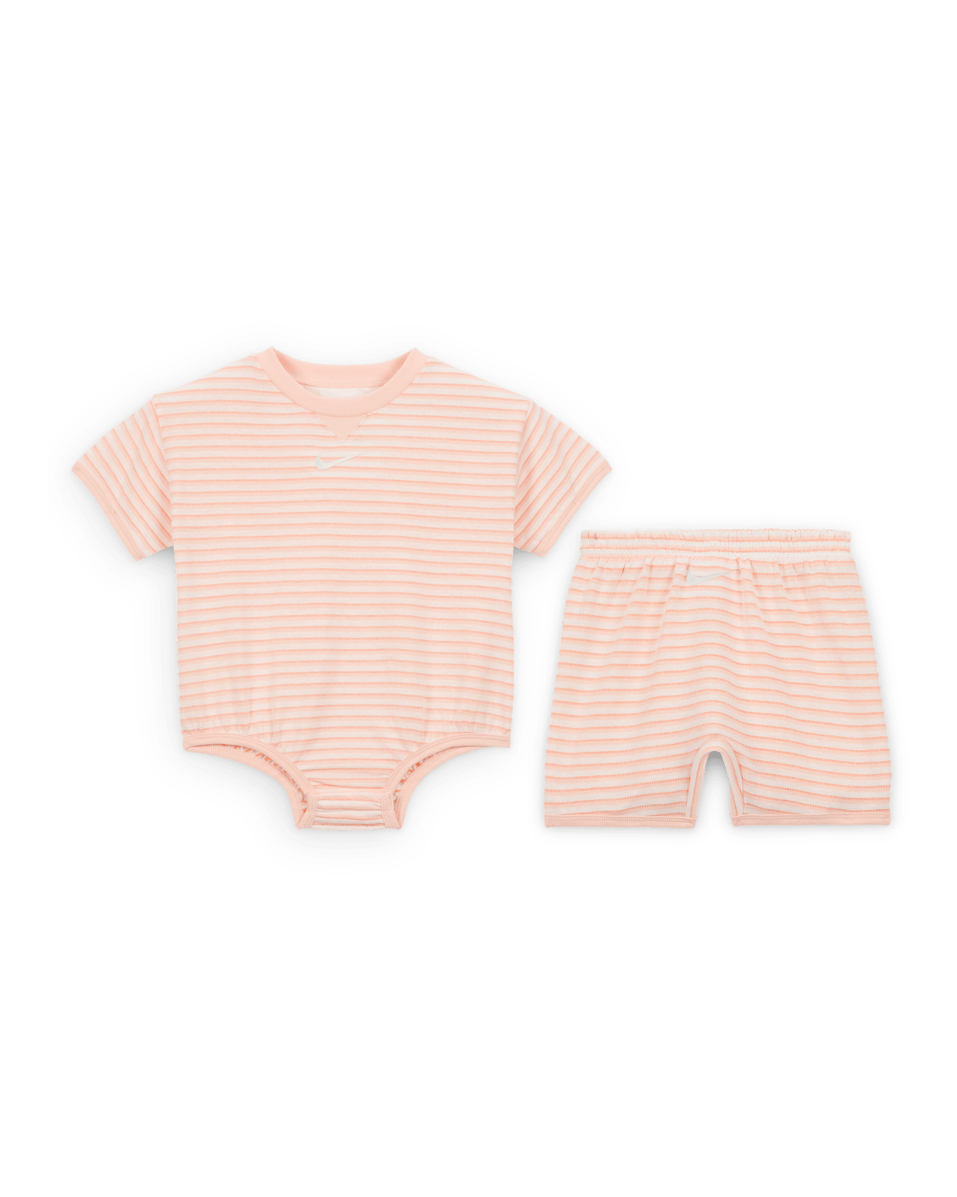 Nike ReadySet Baby (12-24M) Bodysuit and Shorts Set - Washed Coral