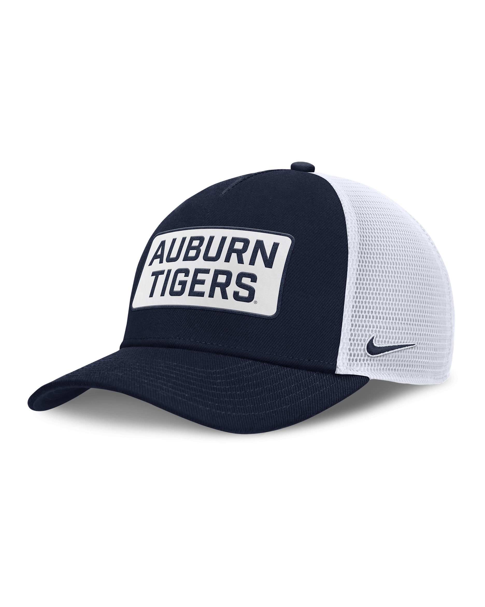 Auburn On-Field Rise Men's Nike College Trucker Adjustable Hat - Navy