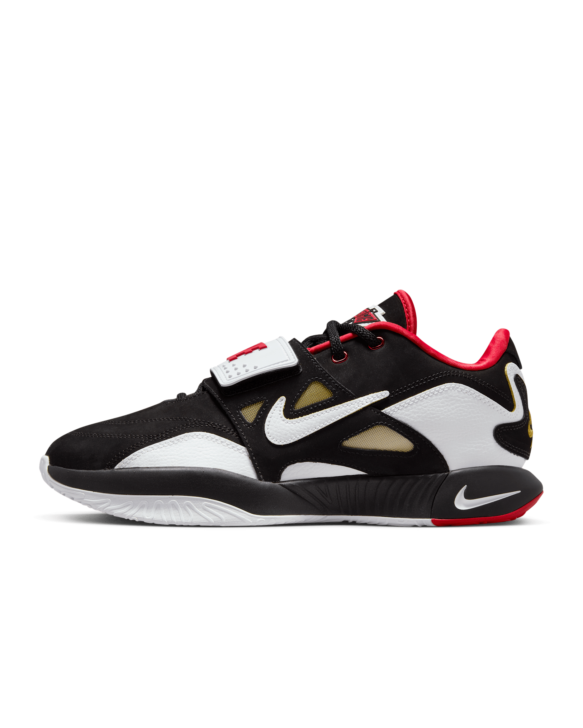 Buty do koszykówki LeBron XXI „Prime 93” - Czerń/Fire Red/Metallic Gold/Biel