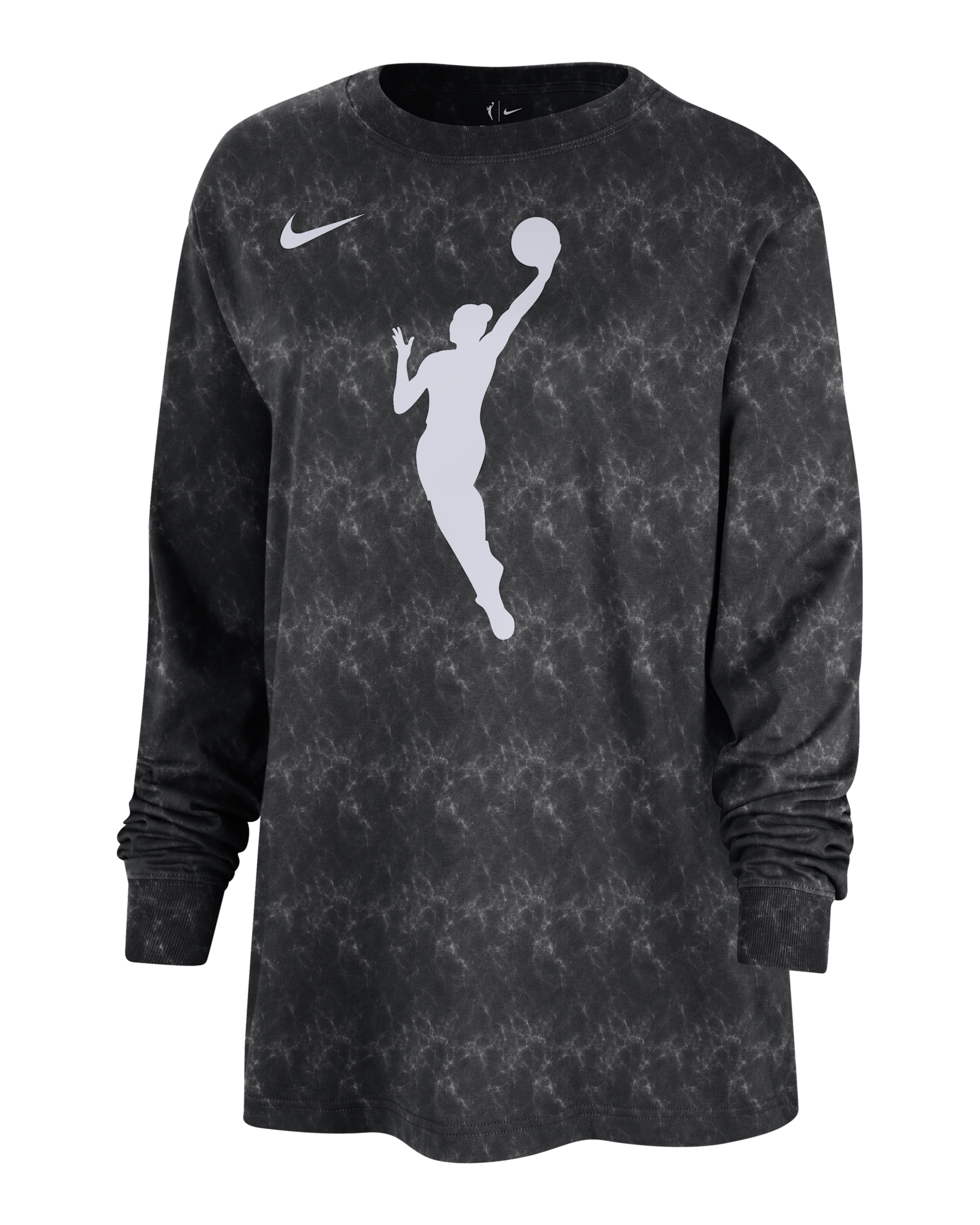 Playera de manga larga Nike WNBA para mujer Team 13 - Negro
