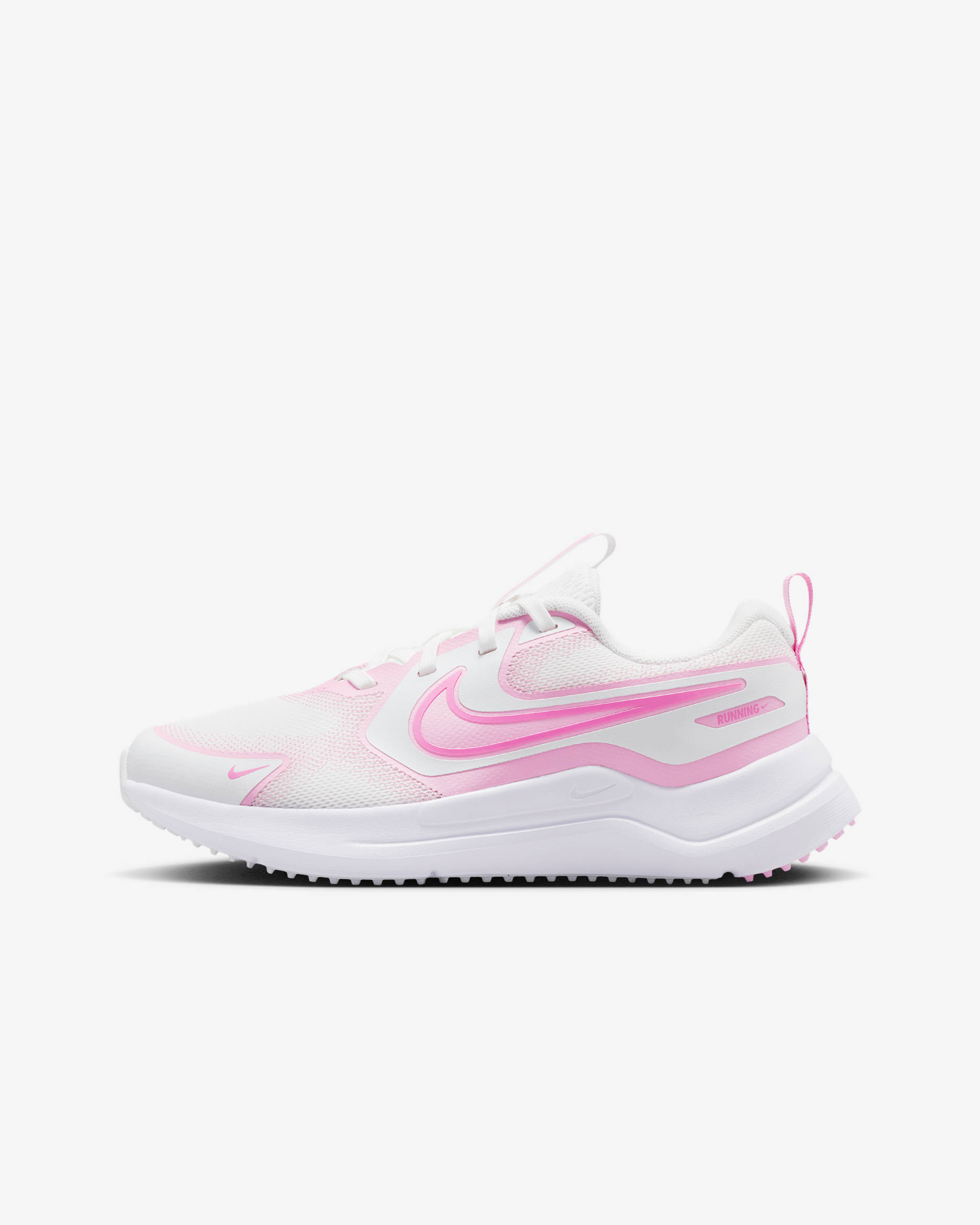 Nike Cosmic Runner Older Kids' Road Running Shoes - Summit White/Pink Rise/Photon Dust/Playful Pink