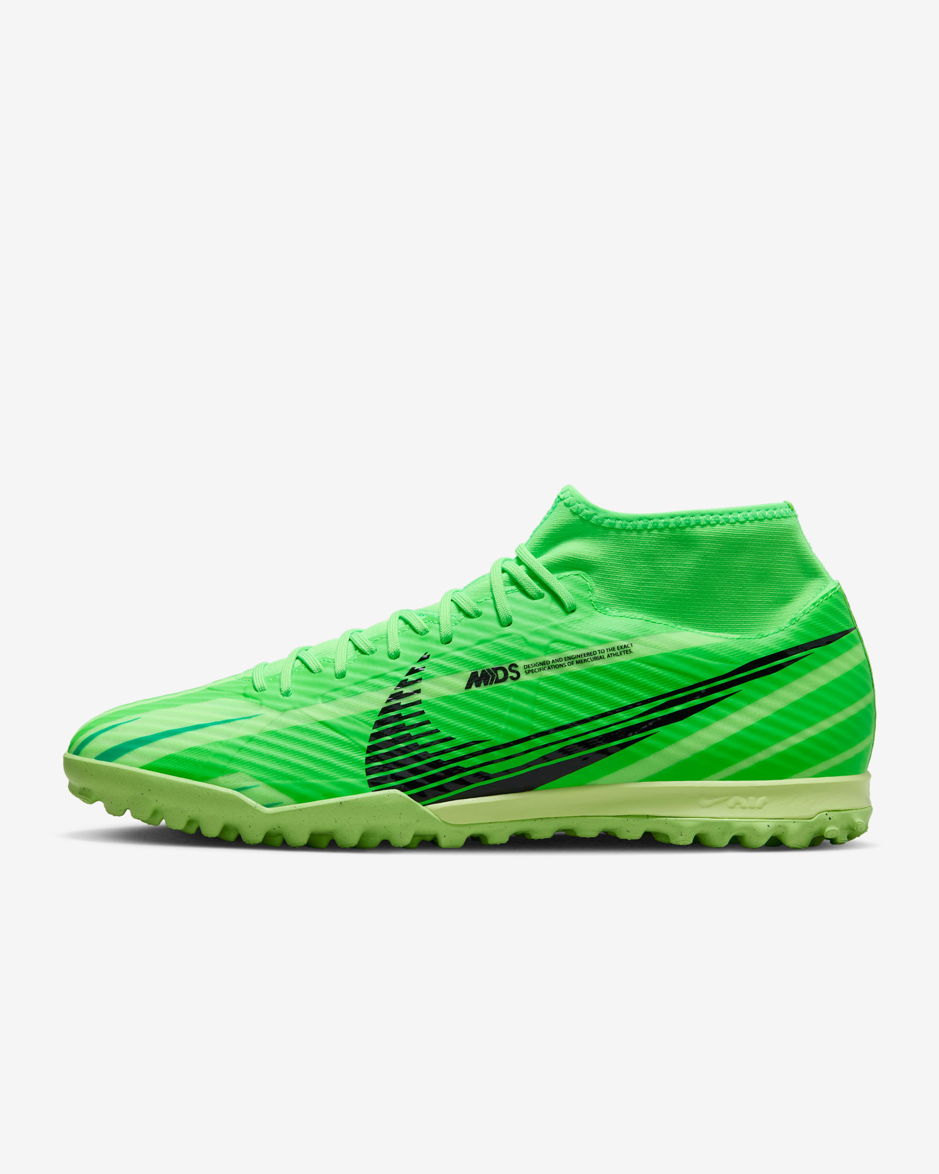 Nike Superfly 9 Academy Mercurial Dream Speed TF High-Top Football Shoes - Green Strike/Stadium Green/Black