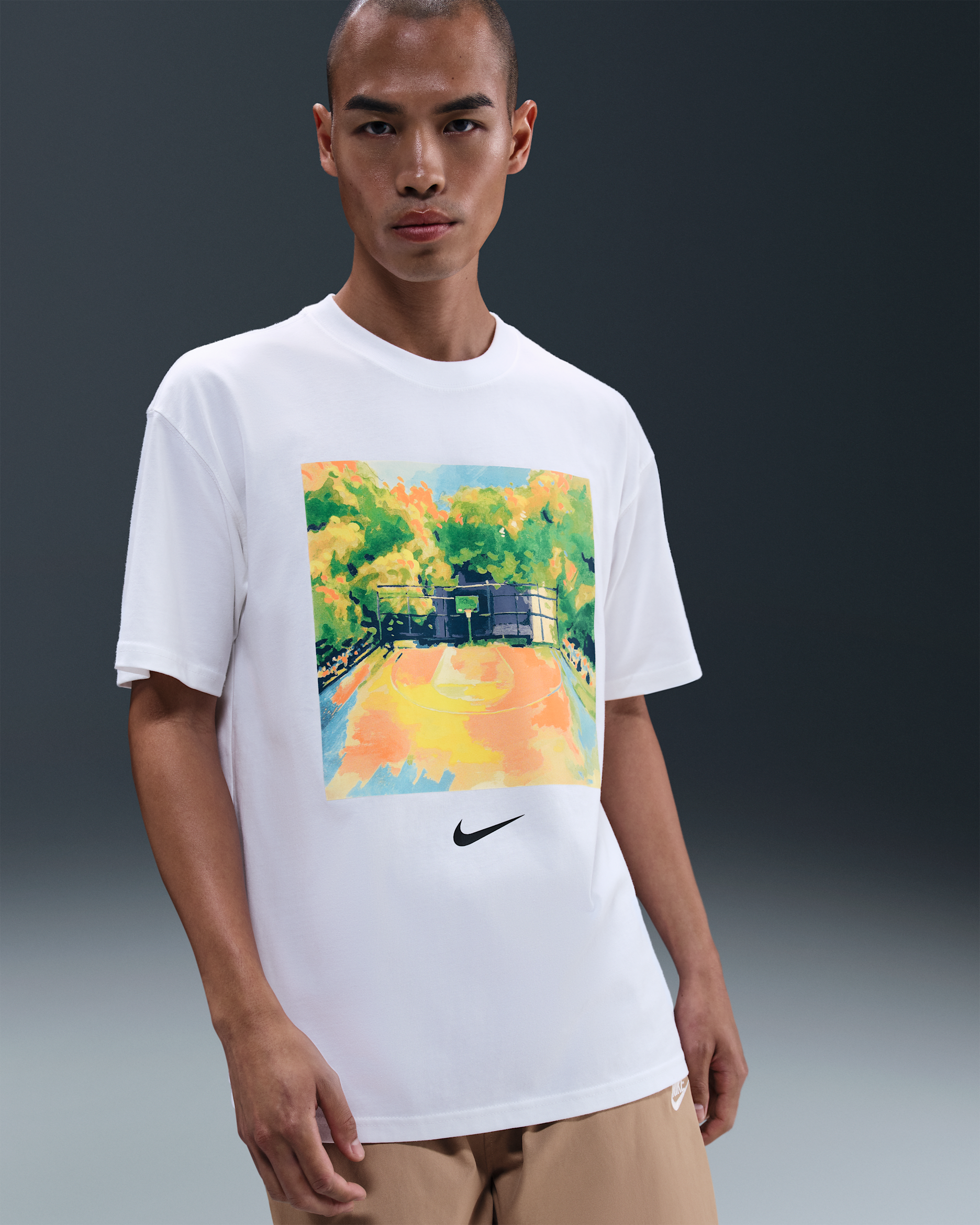 Nike 男款 Max90 T 恤 - 白色