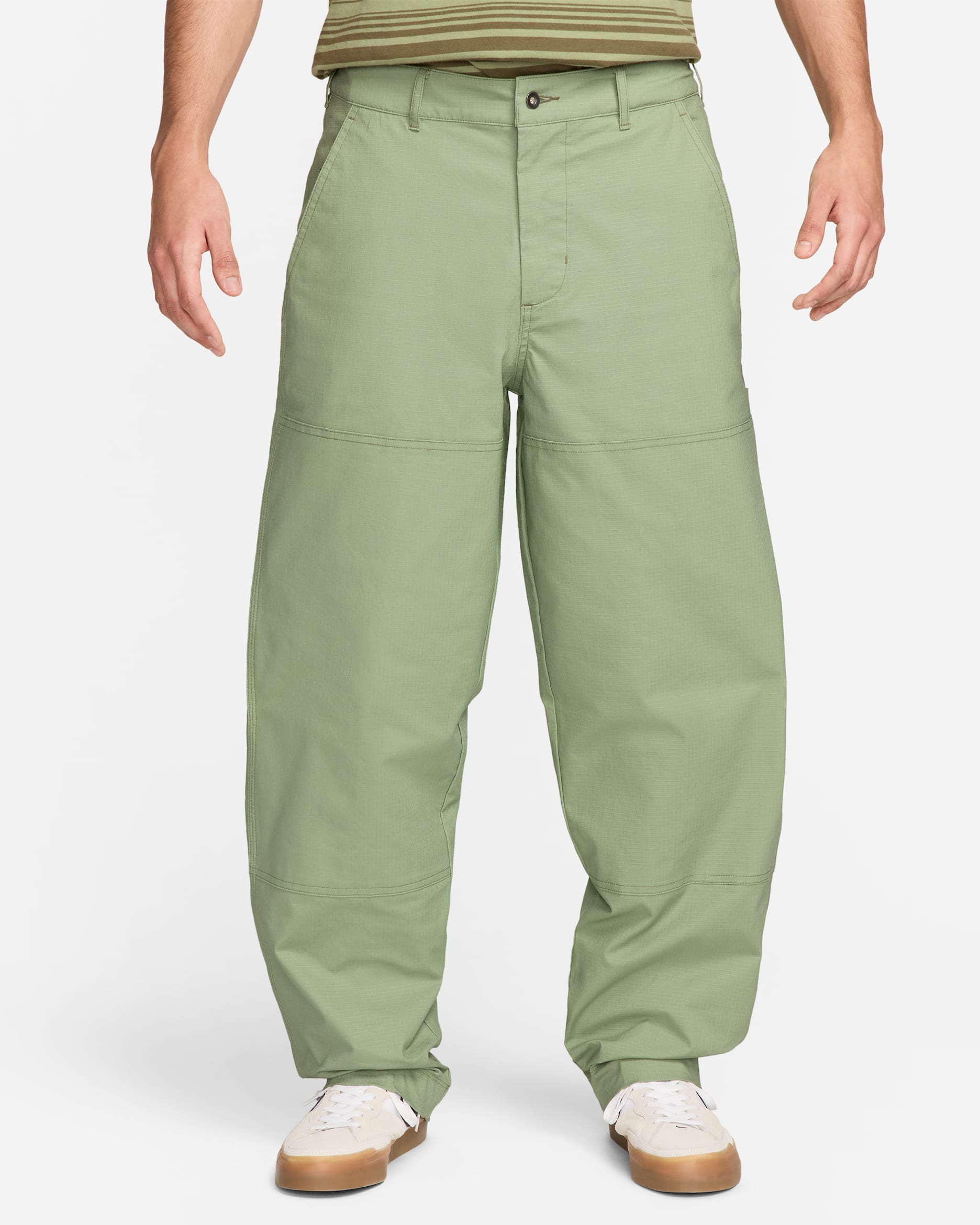 Nike SB Men's Double-Knee Skate Pants - Oil Green