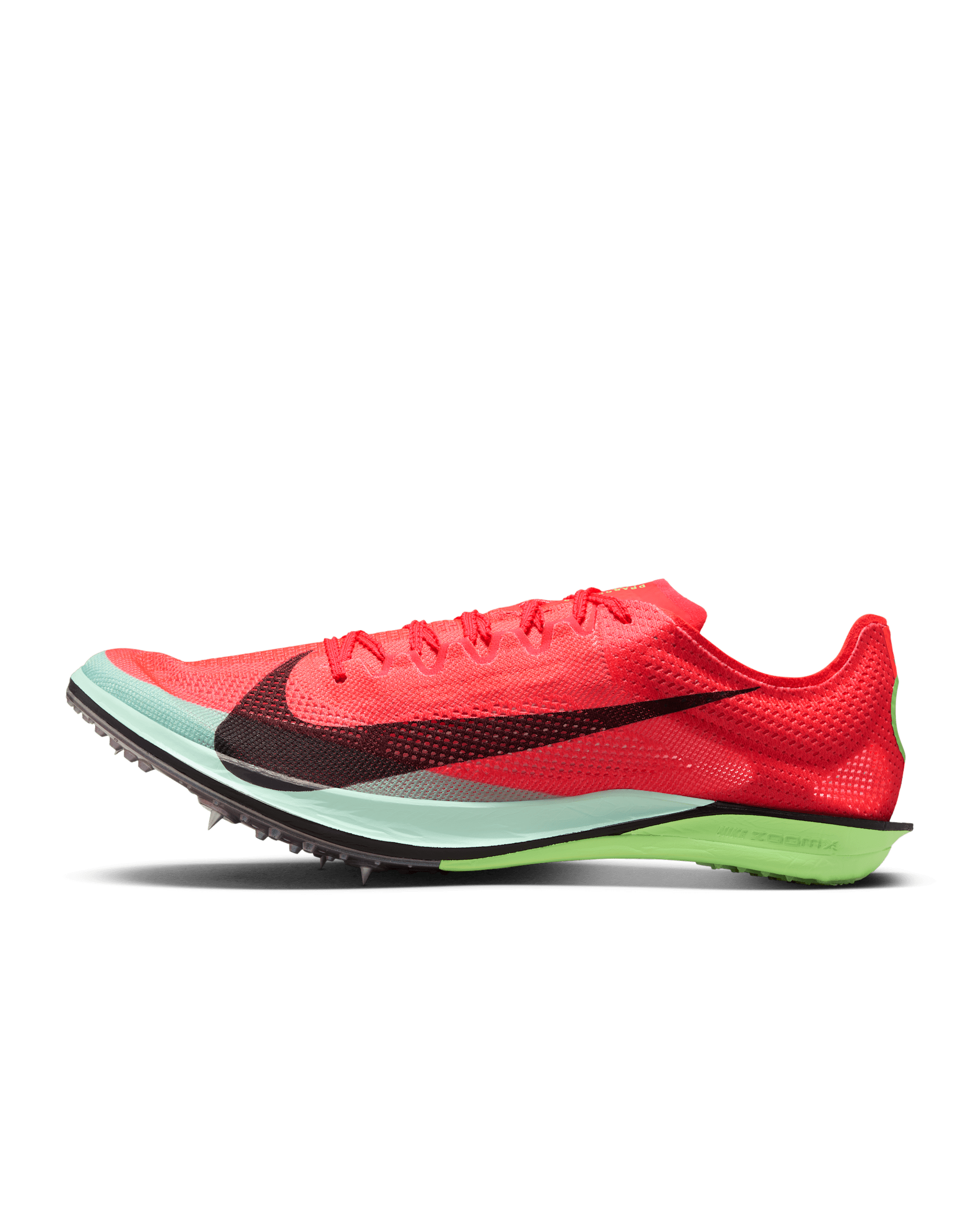 Nike Dragonfly 2 Elite Athletics Distance Spikes - Bright Crimson/Lime Blast/Mint Foam/Cave Purple