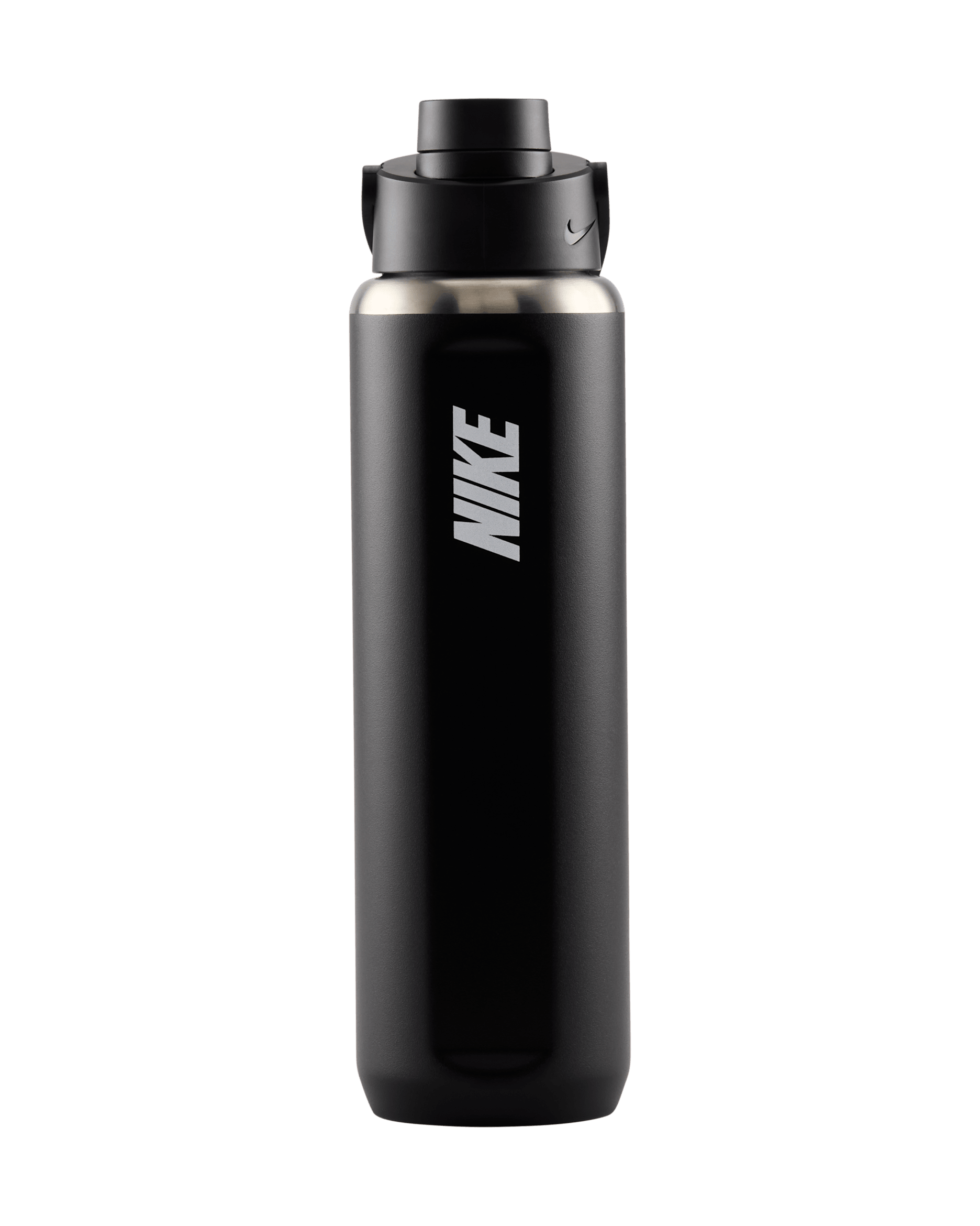 Borraccia in acciaio inossidabile Nike Recharge (710 ml) - Nero/Nero/Bianco