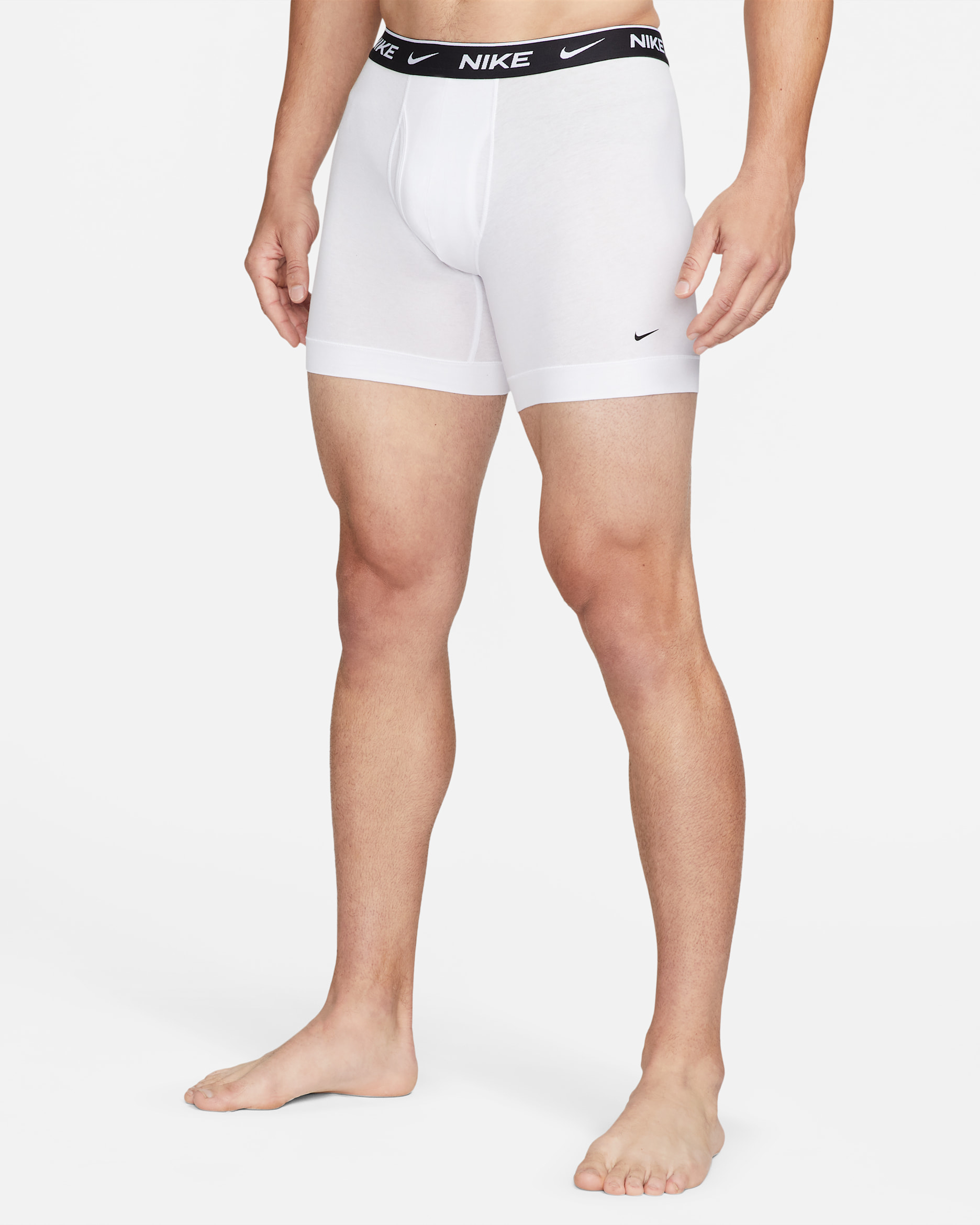 Nike Dri-FIT Essential Cotton Stretch Ropa interior para hombre (paquete de 3) - Multicolor