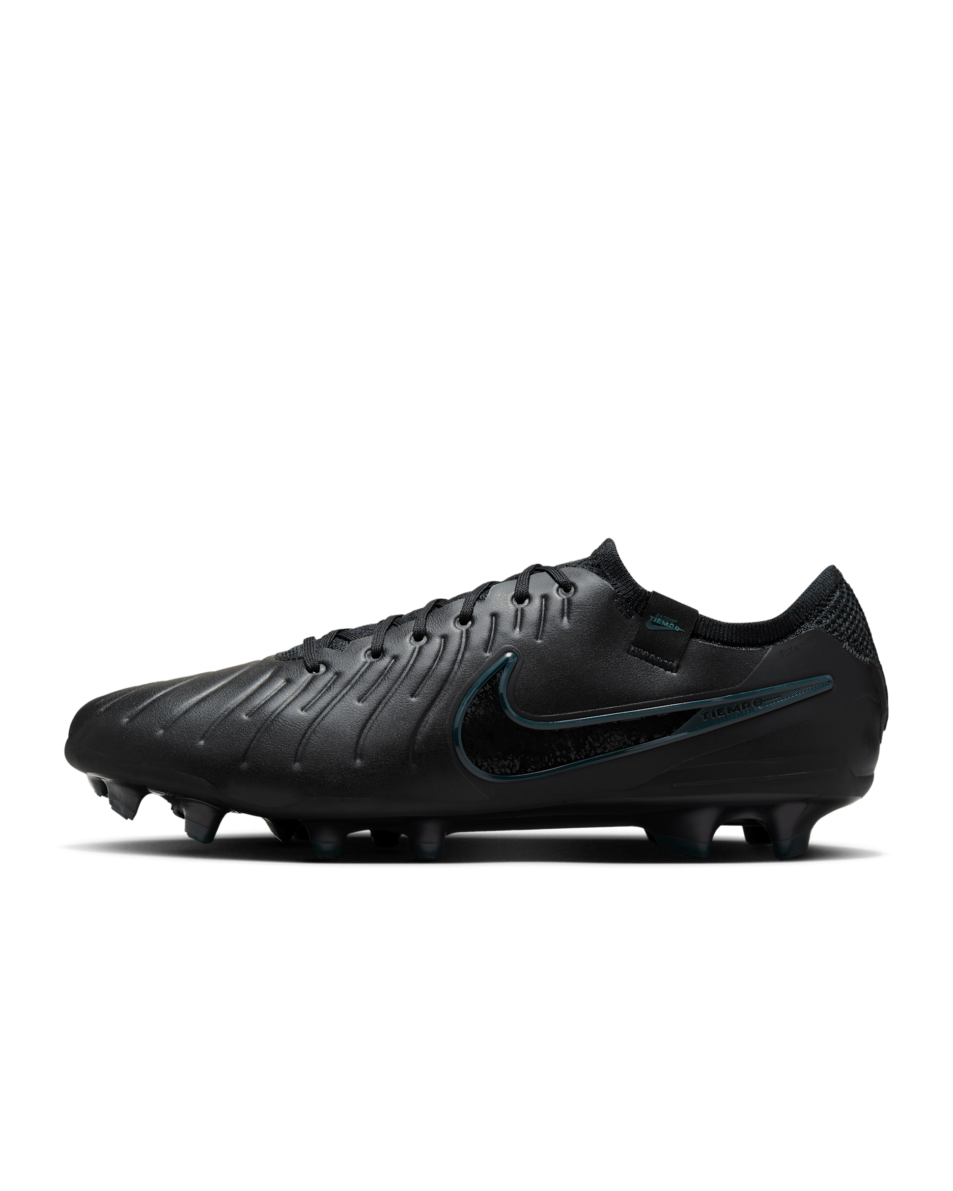Nike Tiempo Legend 10 Elite Firm-Ground Low-Top Football Boot - Black/Deep Jungle/Black