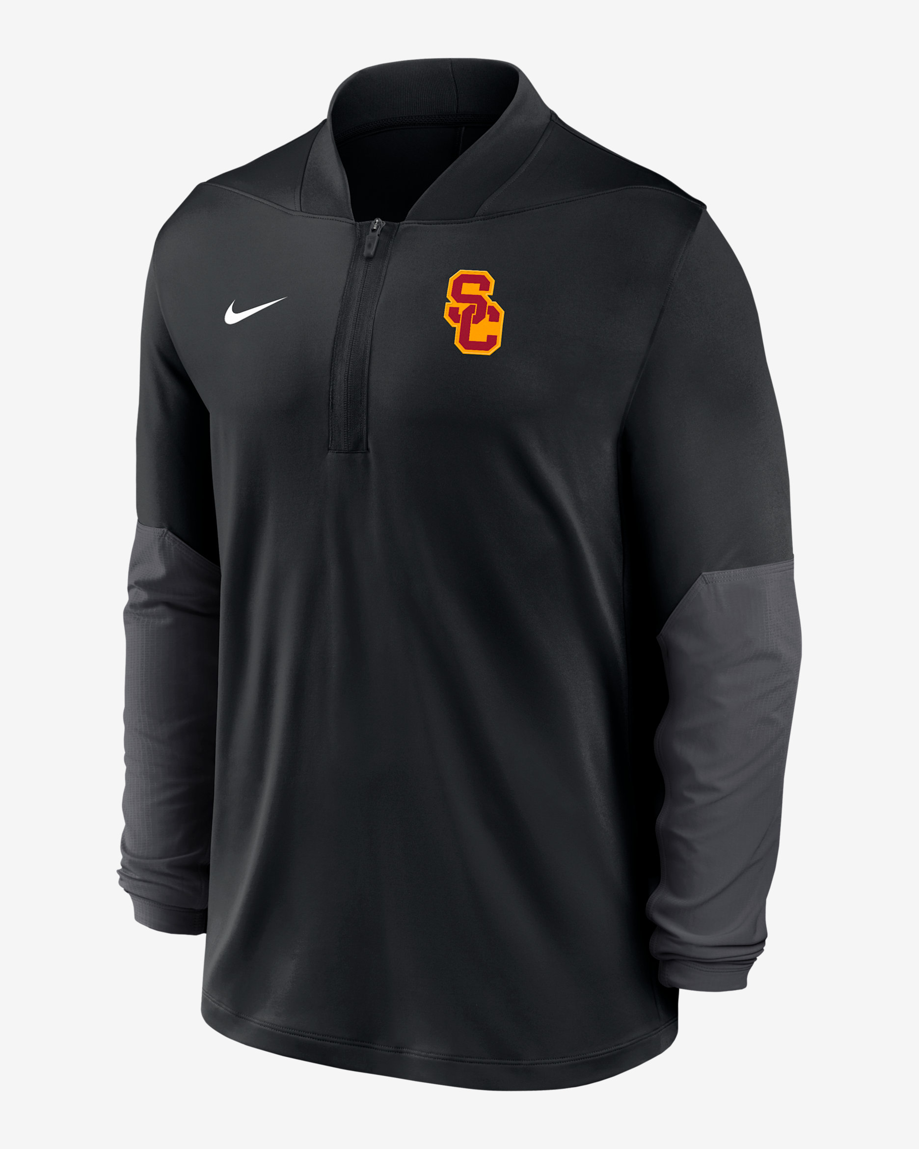 USC Men's Nike Dri-FIT College 1/2-Zip Top - Black