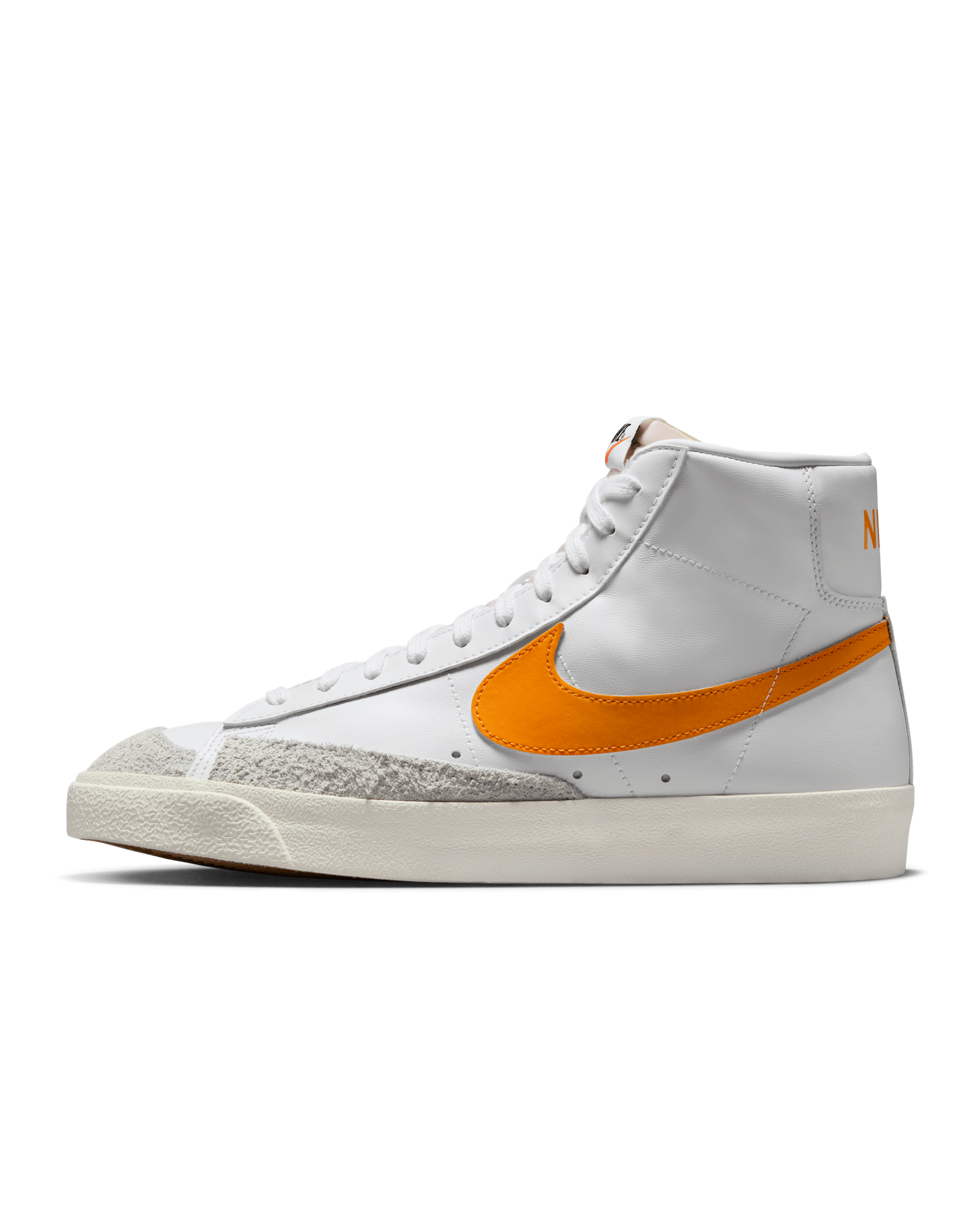 Nike Blazer Mid '77 Vintage Men's Shoes - White/Summit White/Sail/Orange Peel