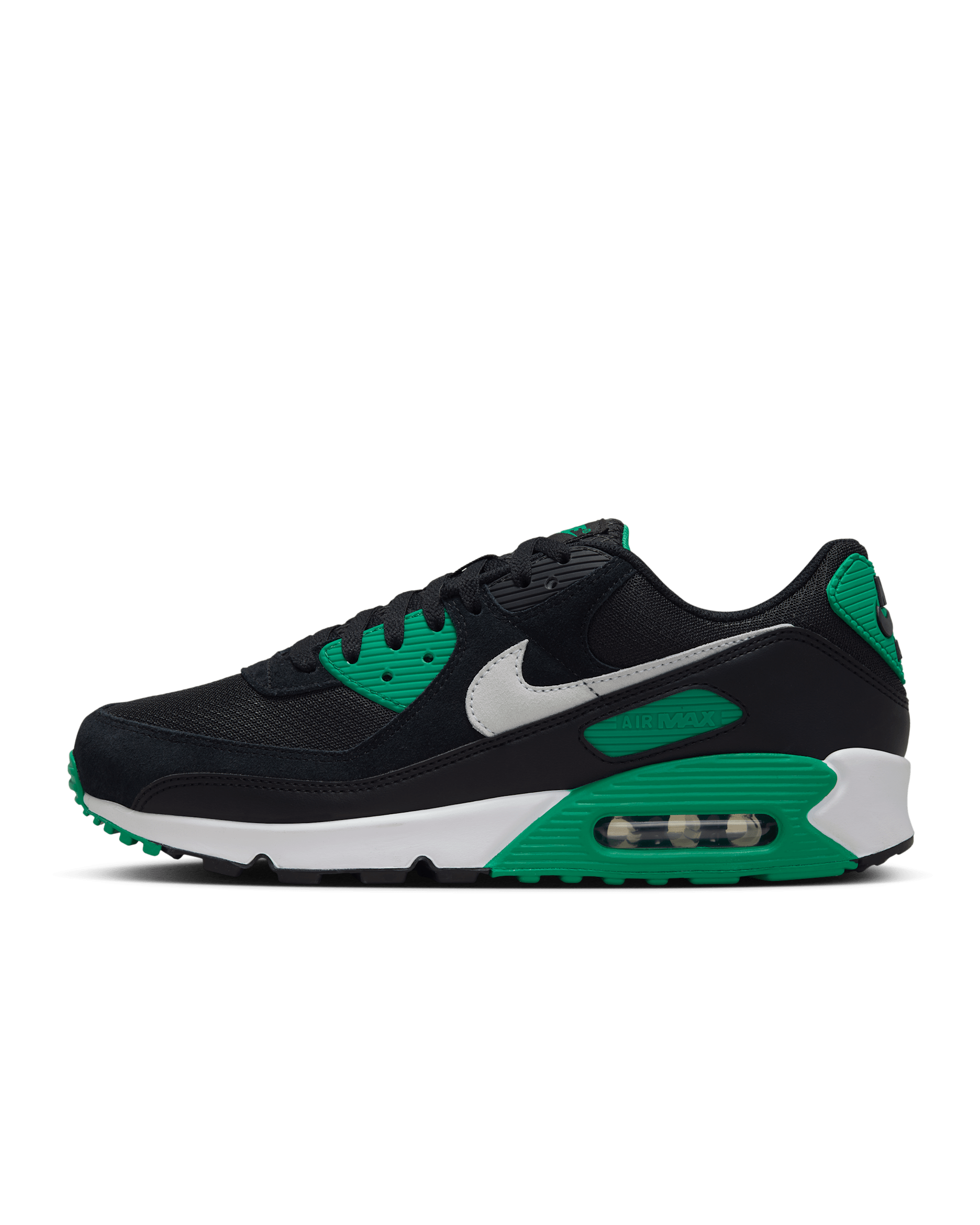 Nike Air Max 90 Men's Shoes - Black/Stadium Green/White