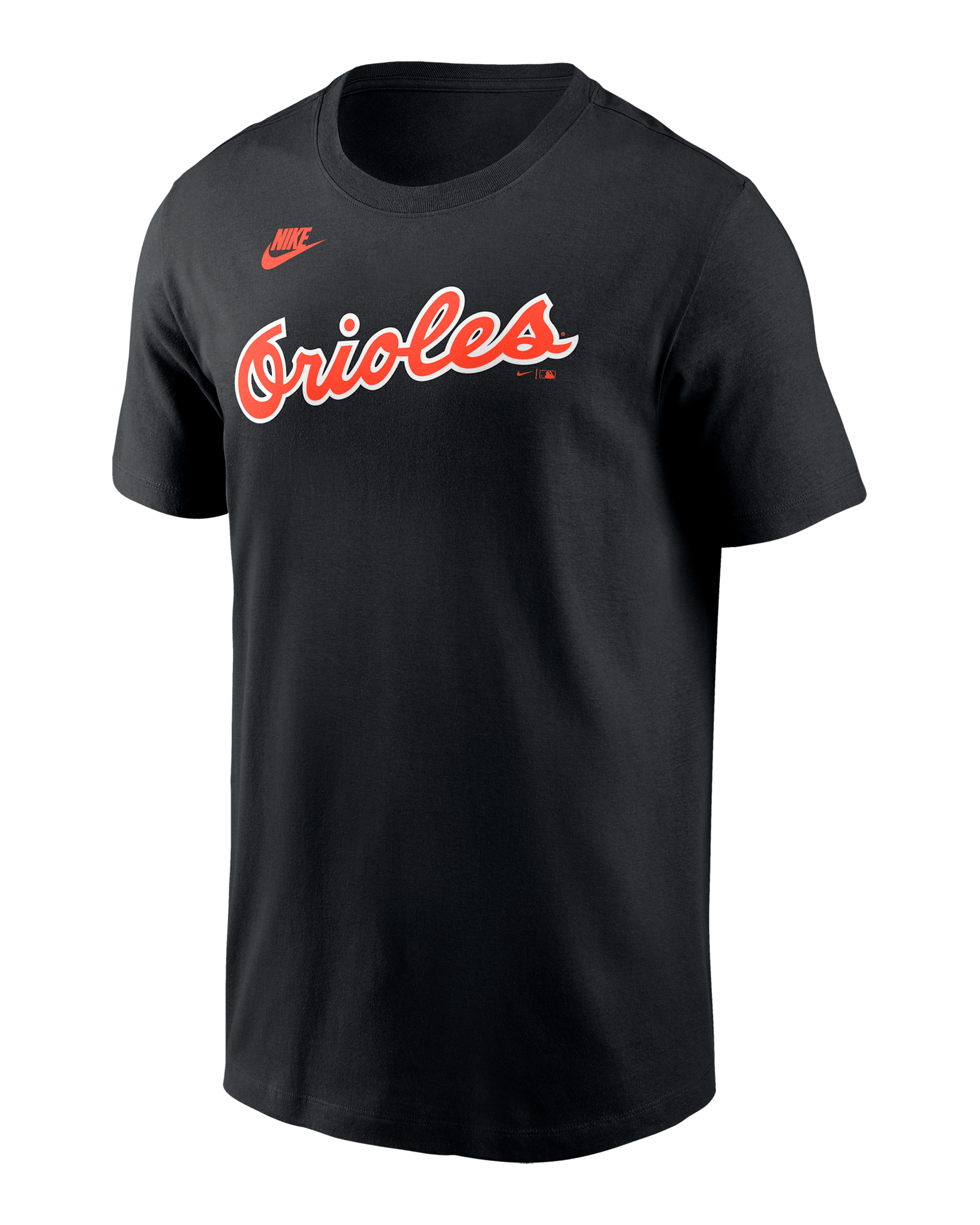 Playera Nike de la MLB para hombre Cal Ripken Jr. Baltimore Orioles Cooperstown Fuse - Negro