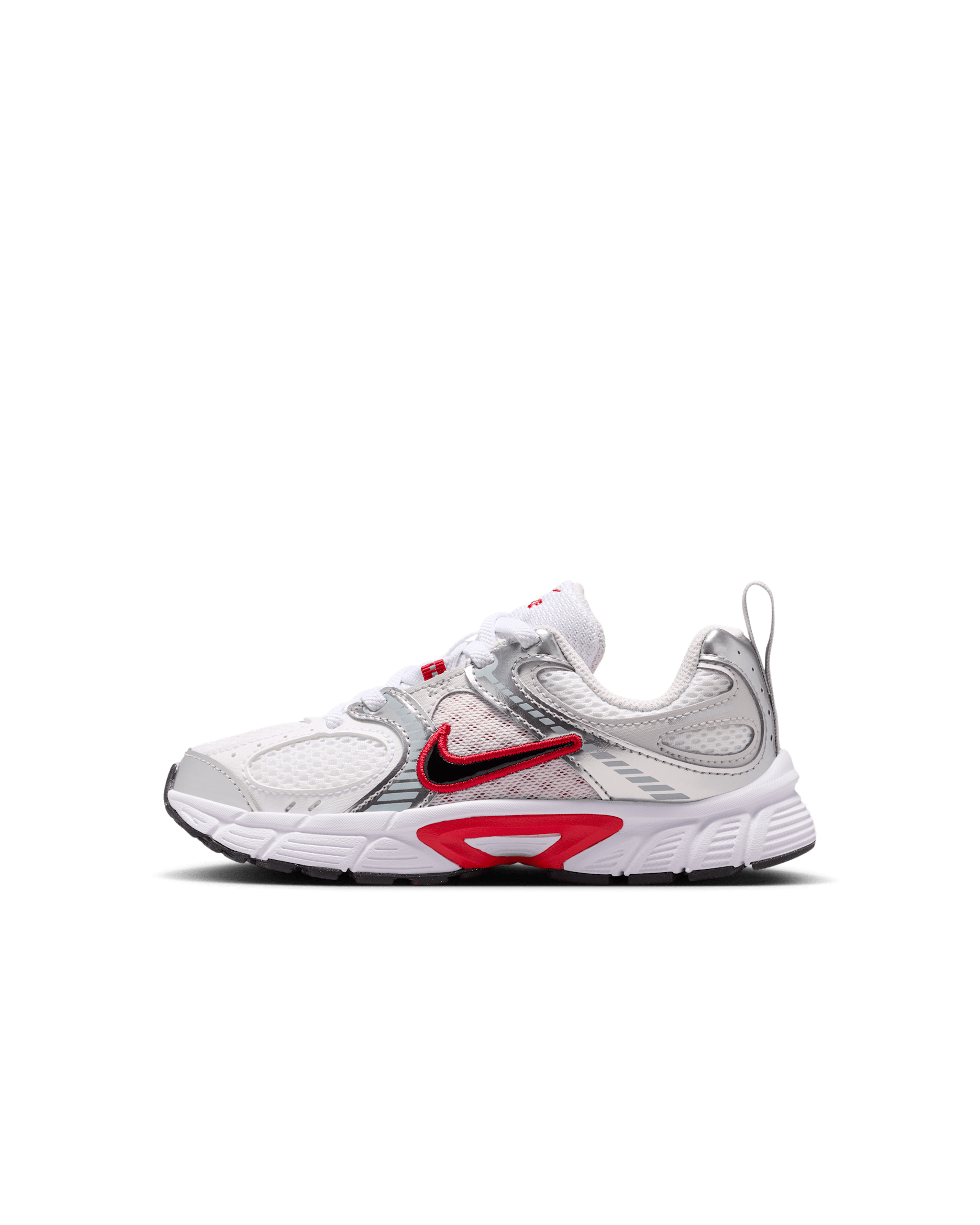 Nike V5 RNR Little Kids' Shoes - White/Gym Red/Vast Grey/Black