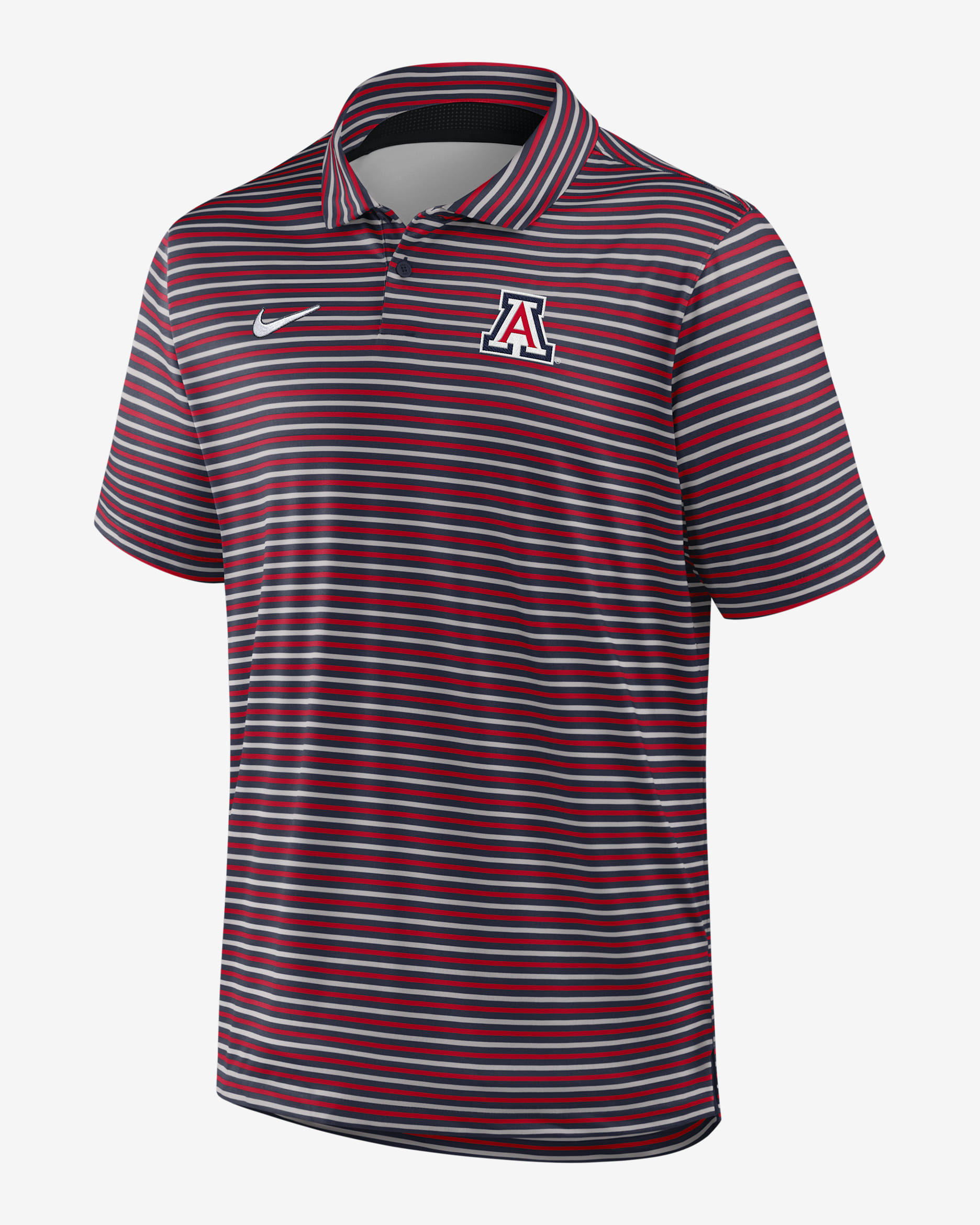 Polo universitario Nike Dri-FIT para hombre Arizona Tour Stripe - Azul marino