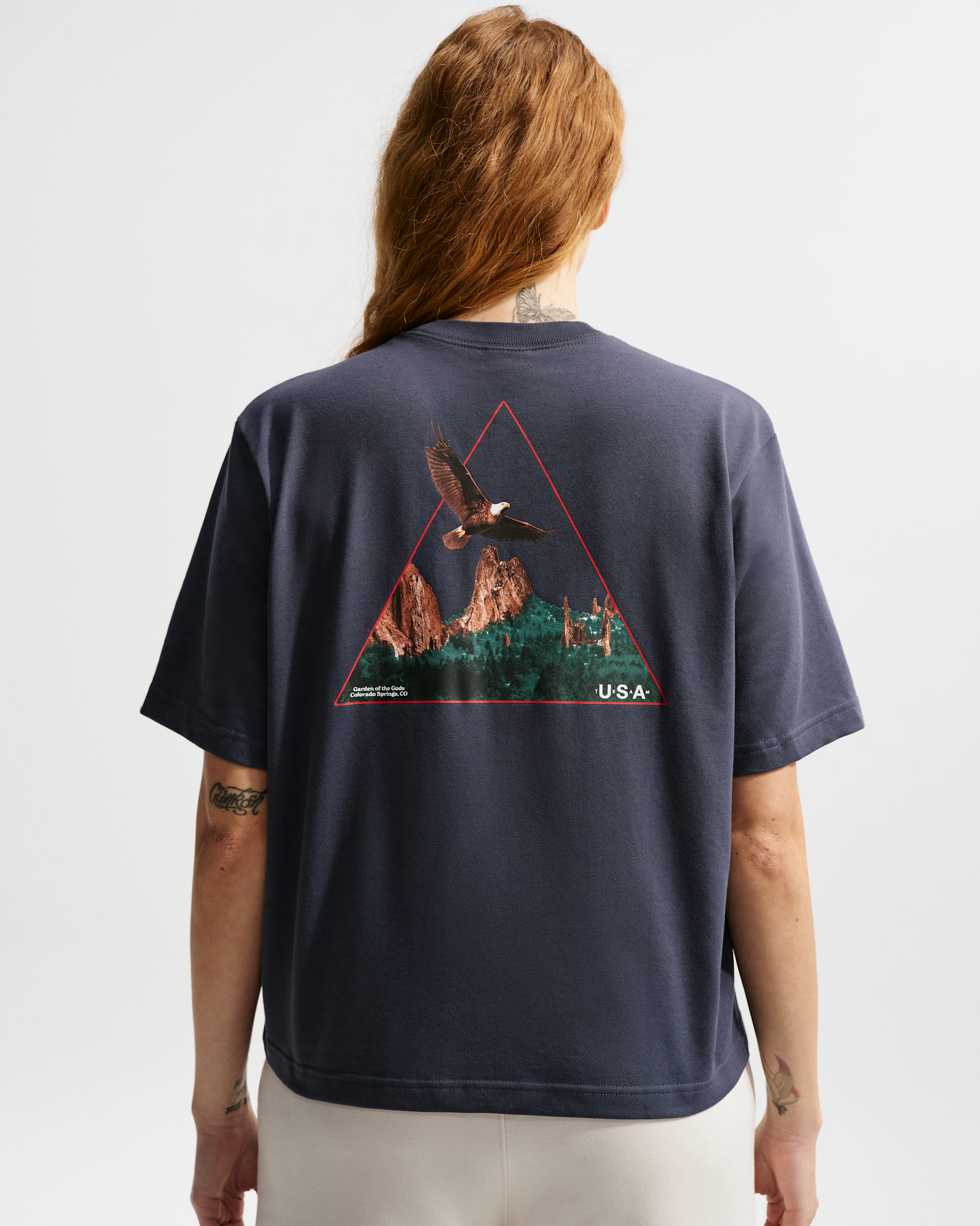 Nike ACG USA Women's Dri-FIT Short-Sleeve T-Shirt - Thunder Blue