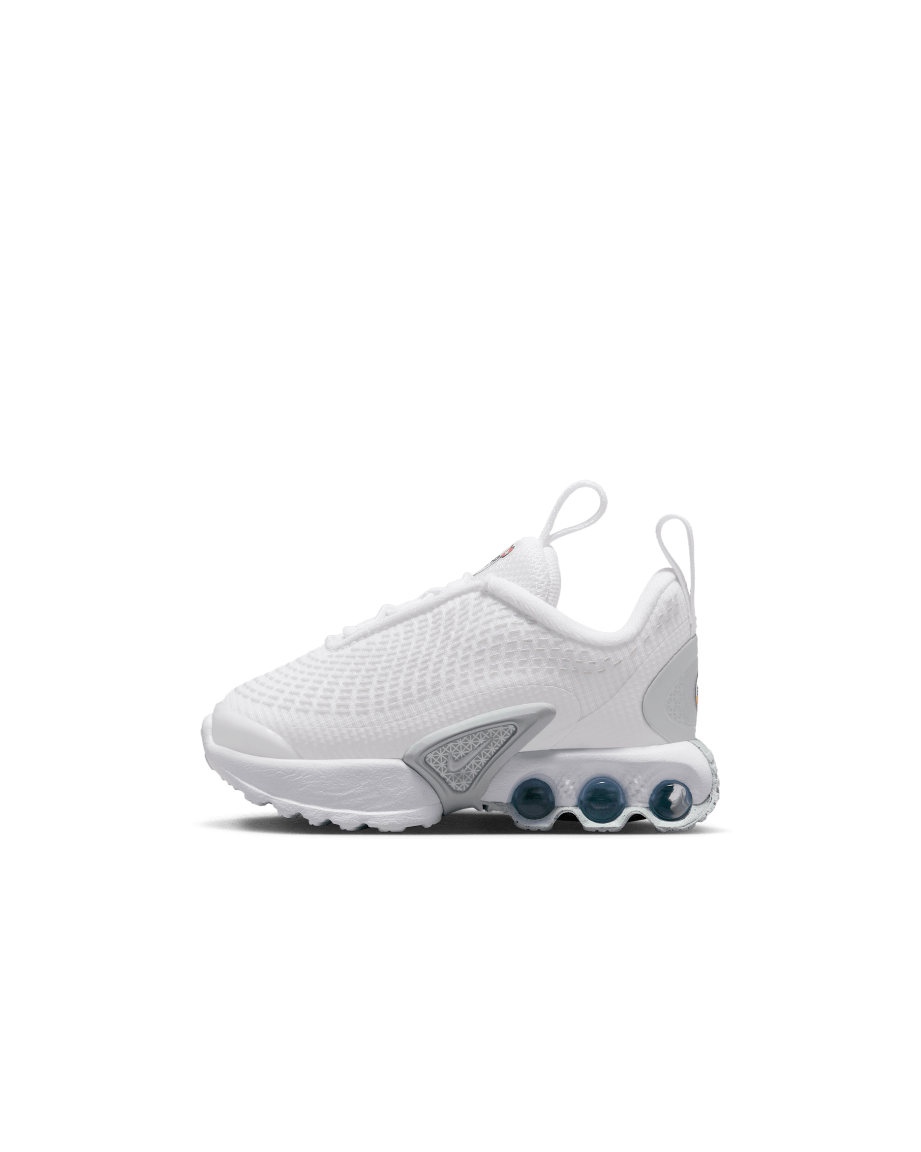 Nike Air Max Dn Baby/Toddler Shoes - White/White/Metallic Silver/White