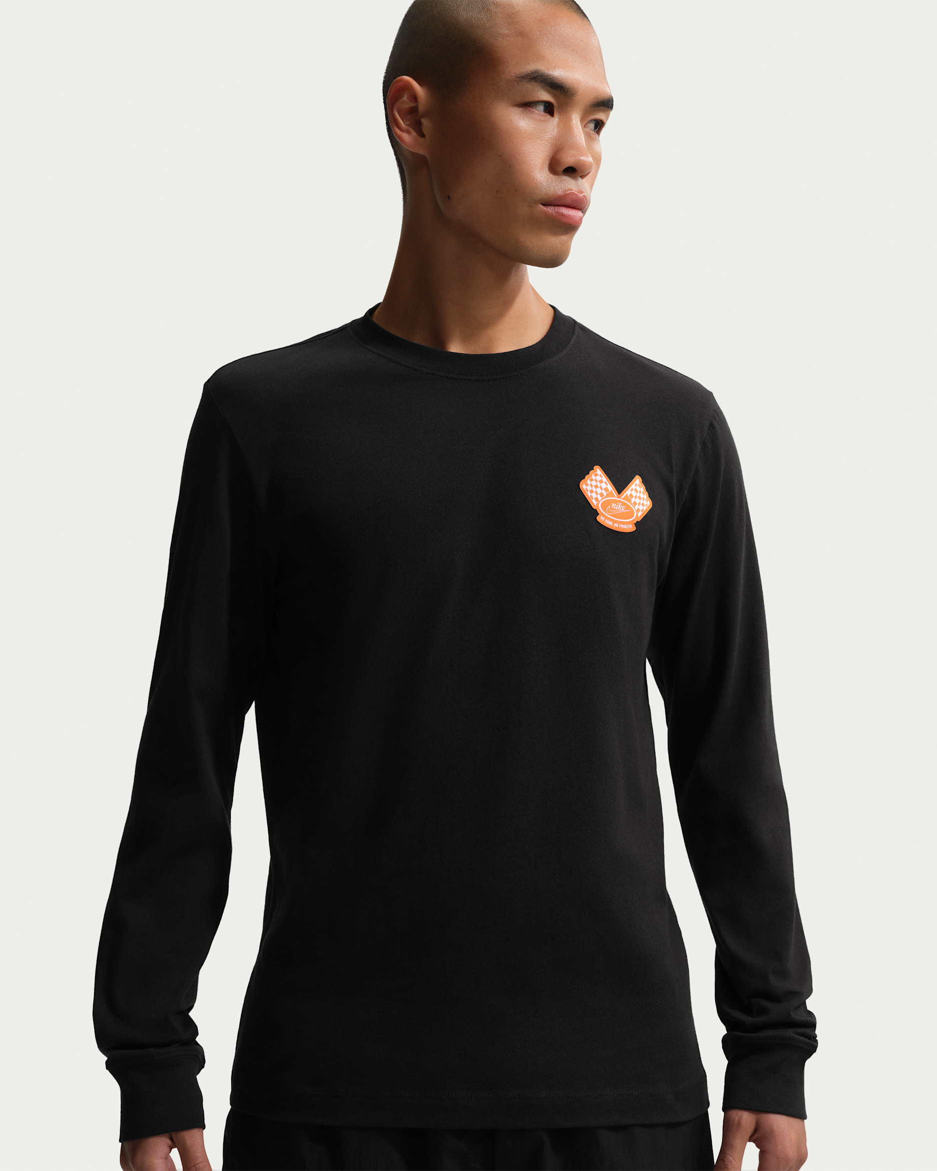 ナイキ スポーツウェア ロングスリーブ Tシャツ - ブラック